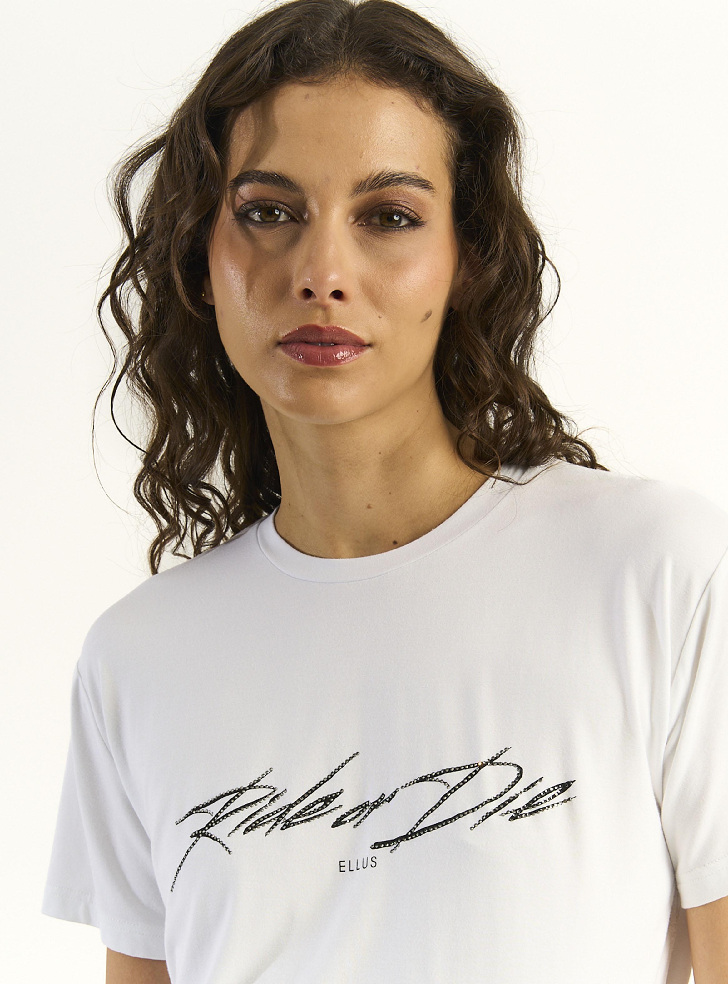 Polera Rock Round Neck Front Logo Loose Fit-3