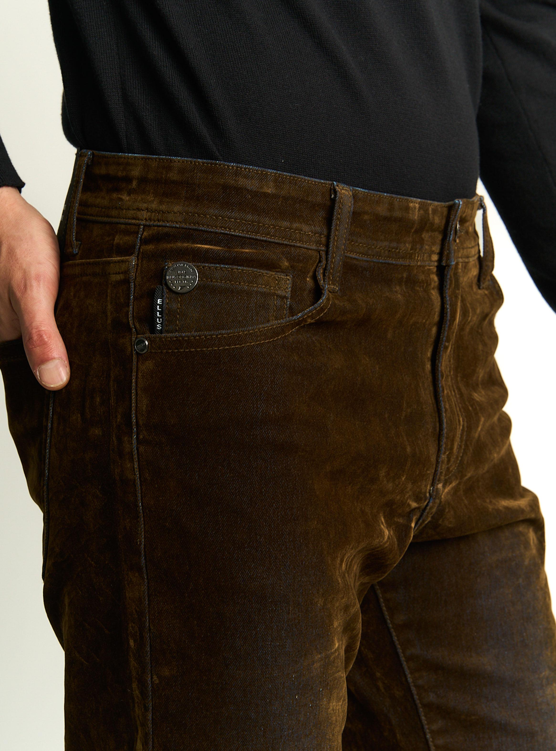 Pantalón Straight Flock Espresso-2