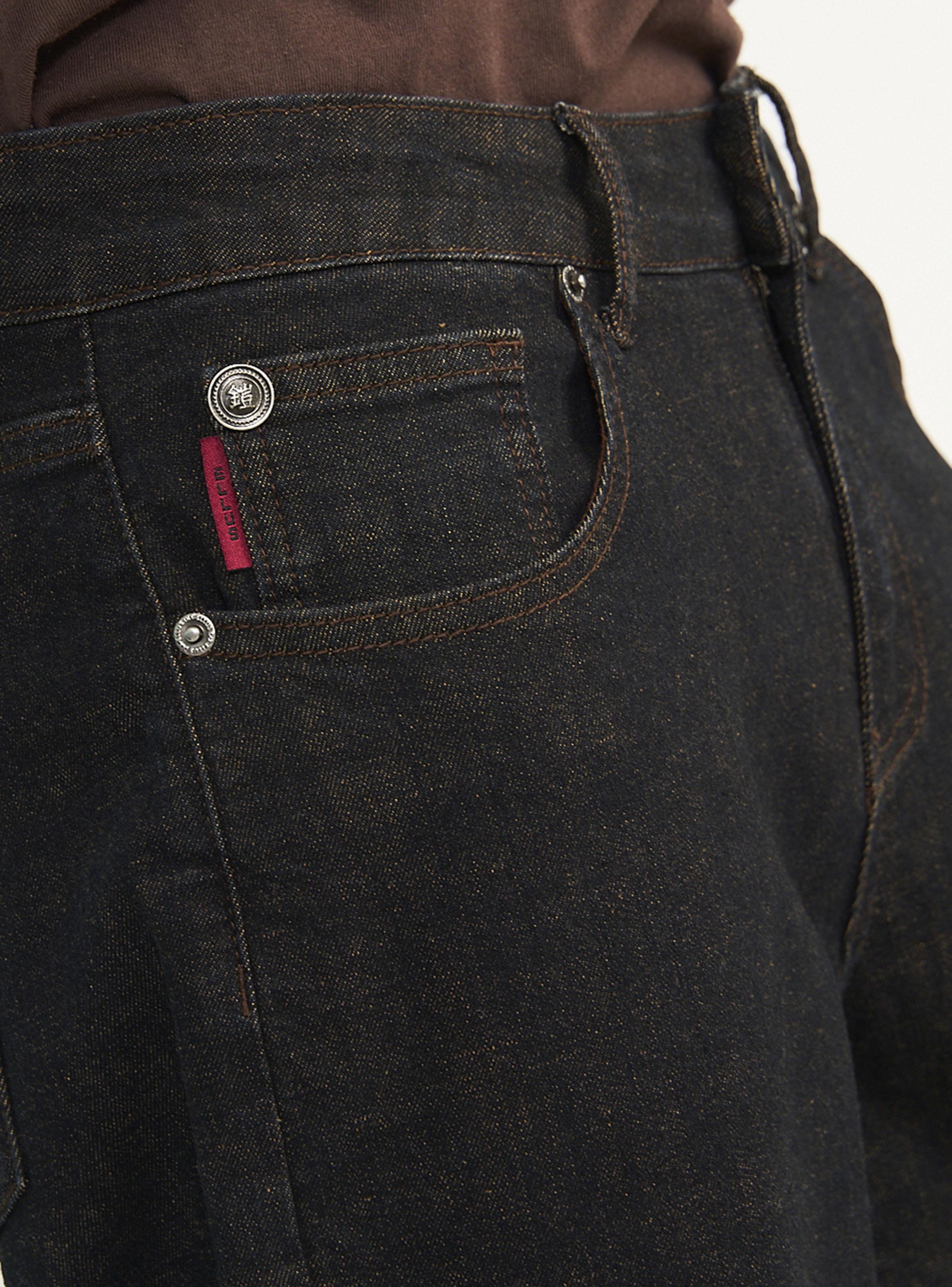 Jeans Raw Turn Up Bordado-2