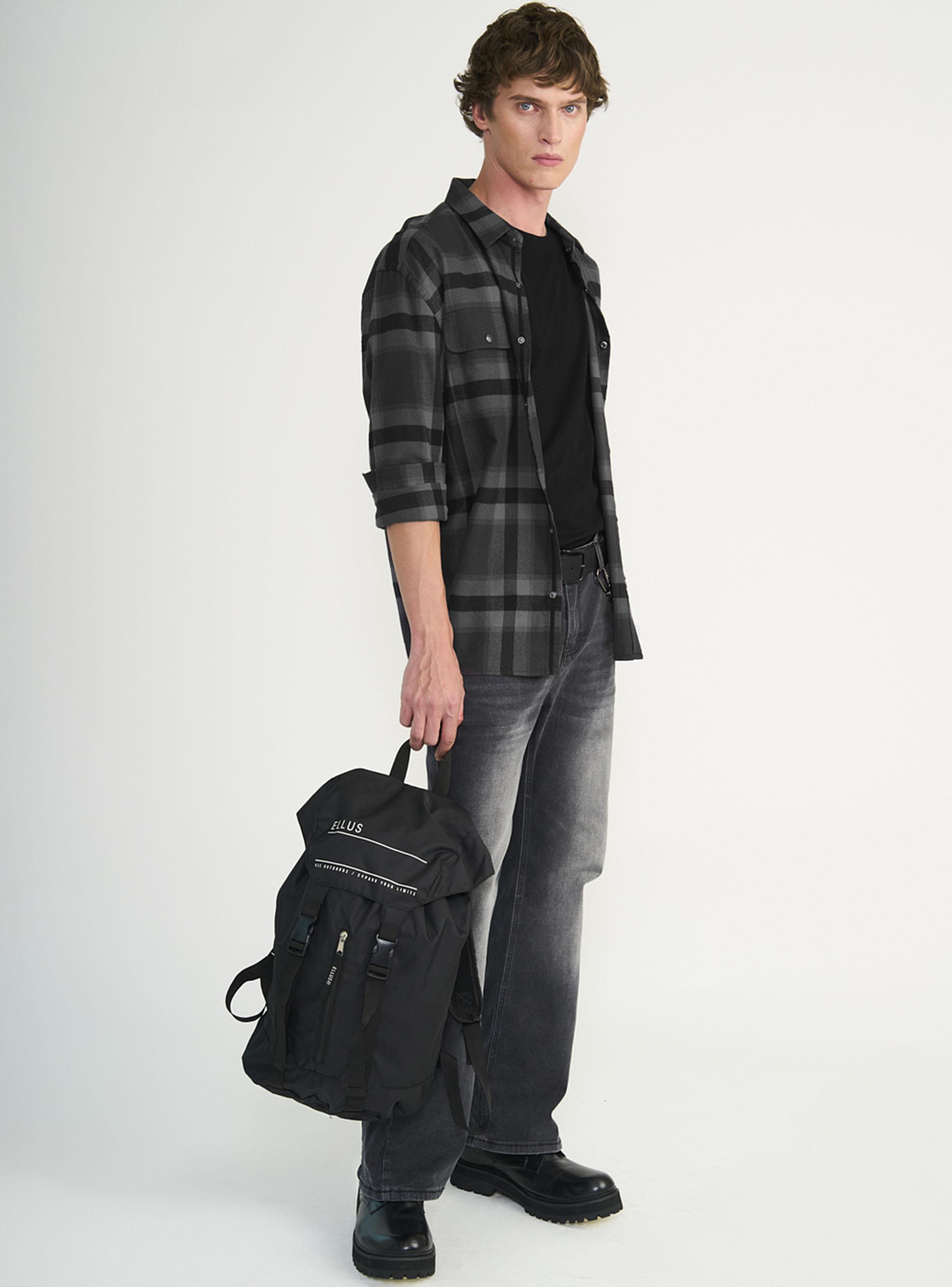 Camisa Manga Larga Overshirt Snap Big Check Flanel-3