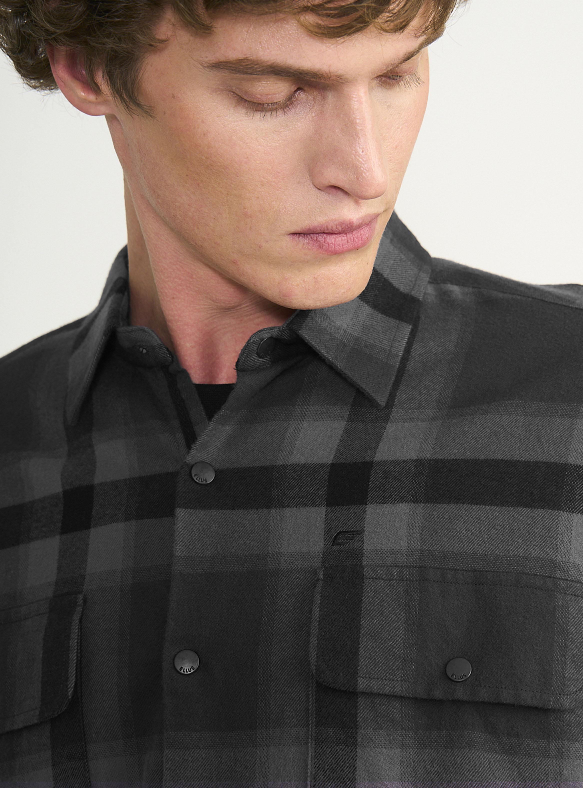 Camisa Manga Larga Overshirt Snap Big Check Flanel-2