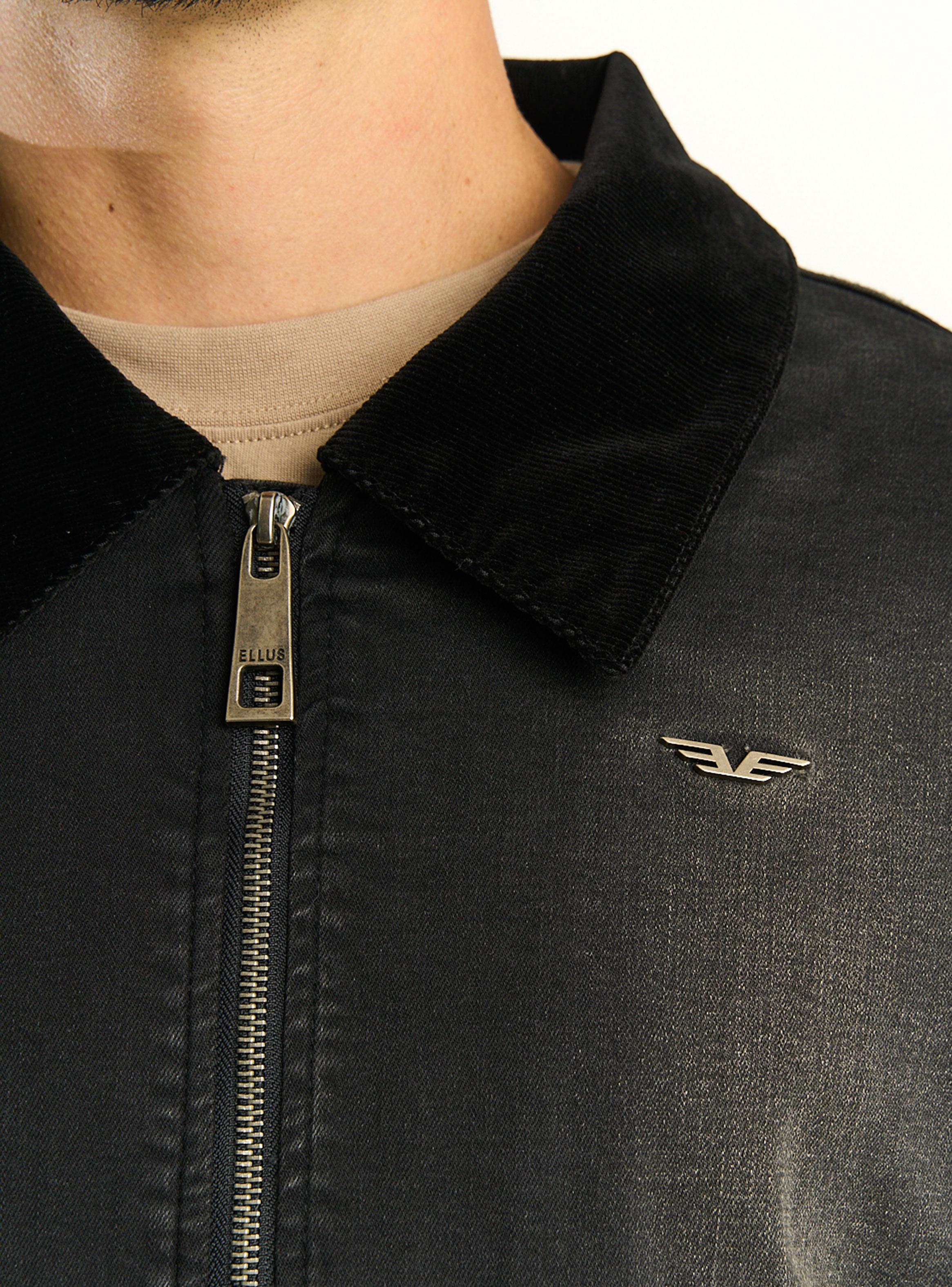 Chaqueta Hardworker Dark Black Oil-2