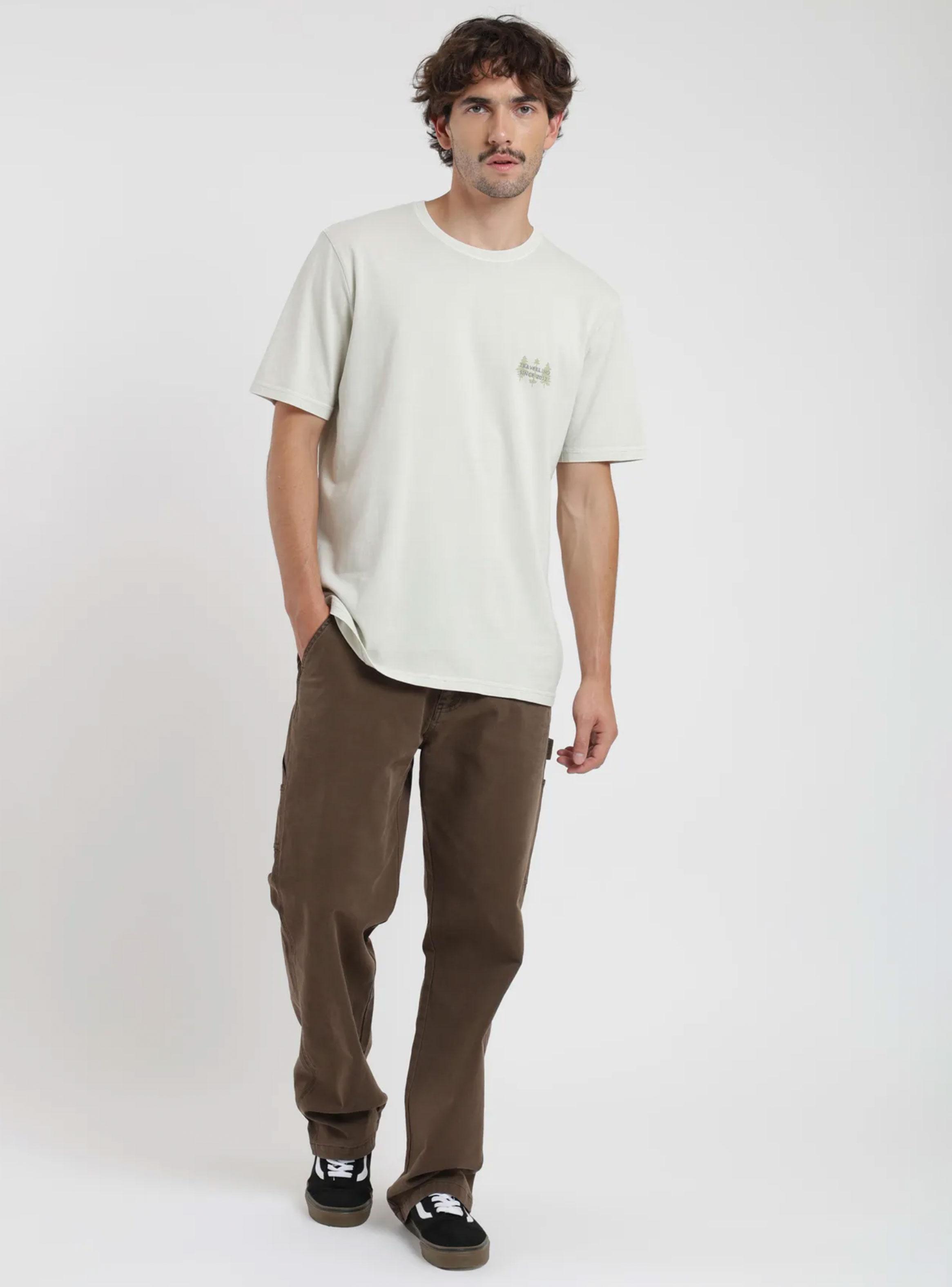 Polera Manga Corta Algodón Orgánico Bosque-3