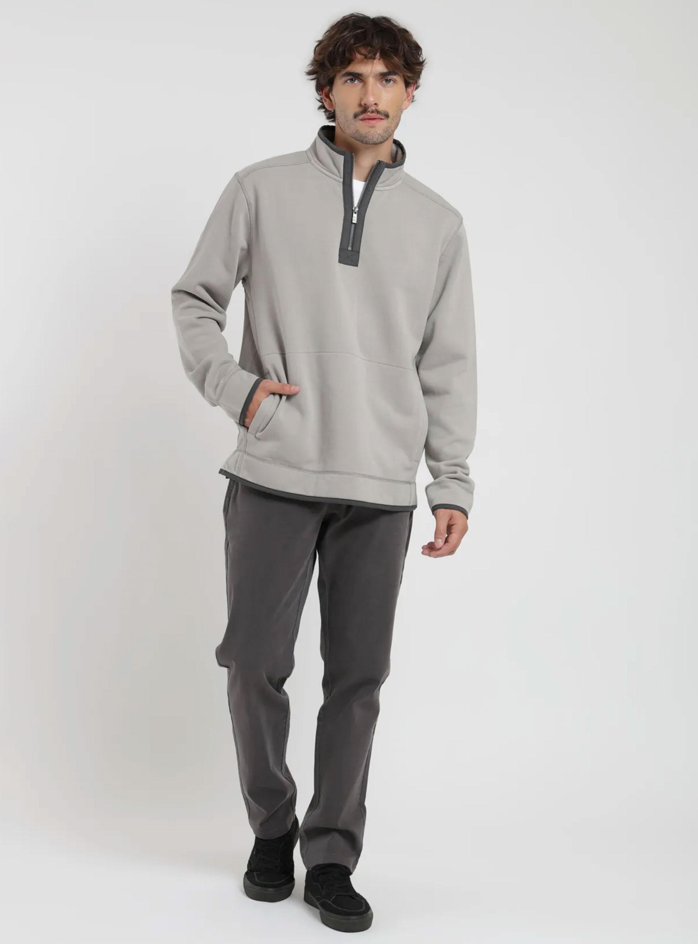 Polerón Cuello Alto Algodón Orgánico Lotus-3