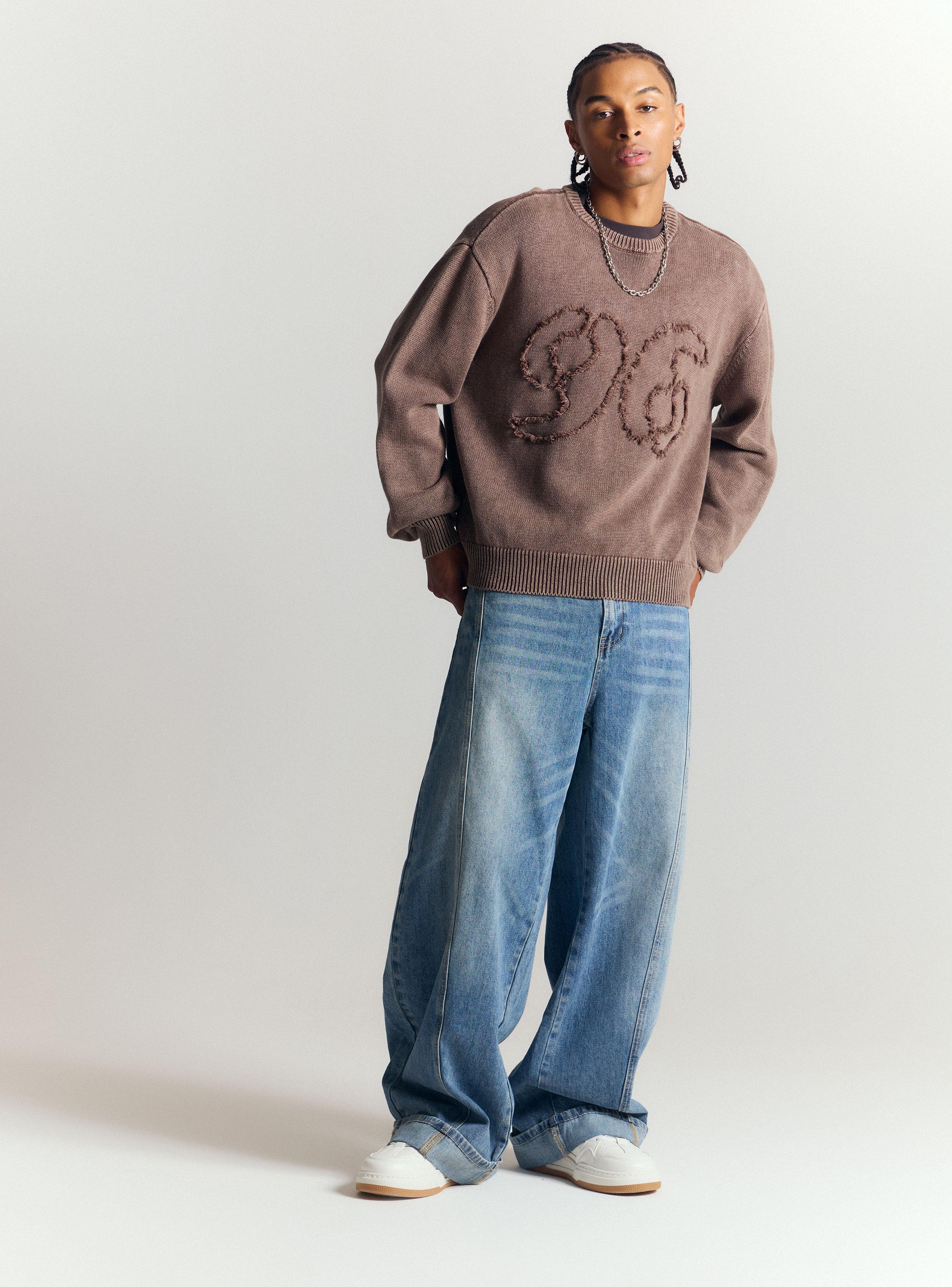 Sweater con Parche Desflecado-4