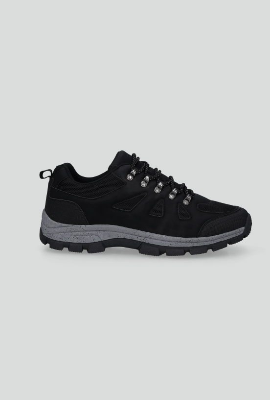 Zapatilla Outdoor Hombre con Cordones y Plantilla de Cuero-4