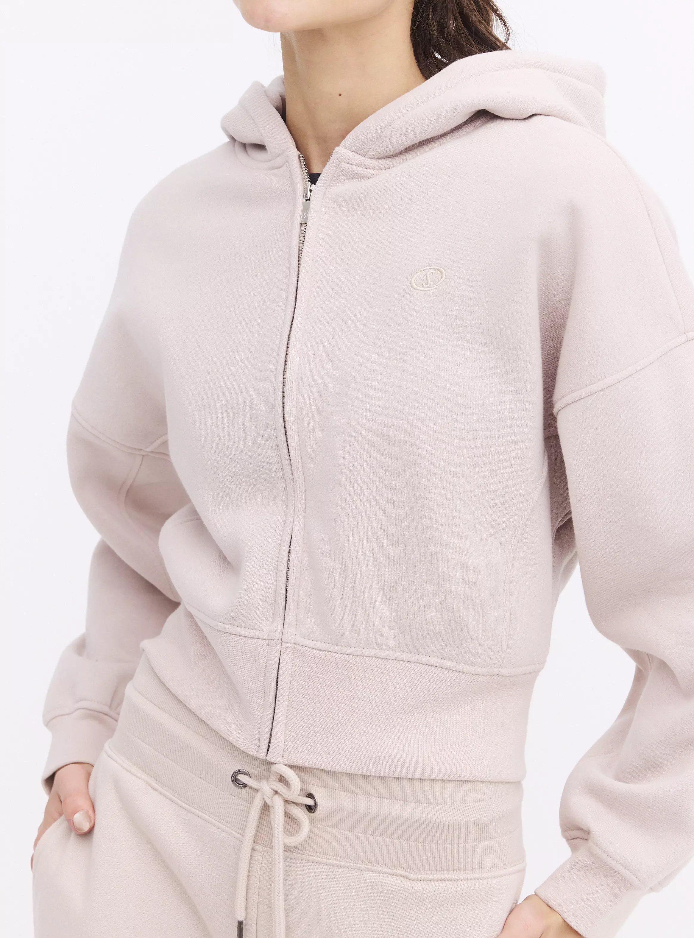 Polerón Crop Hoodie-3