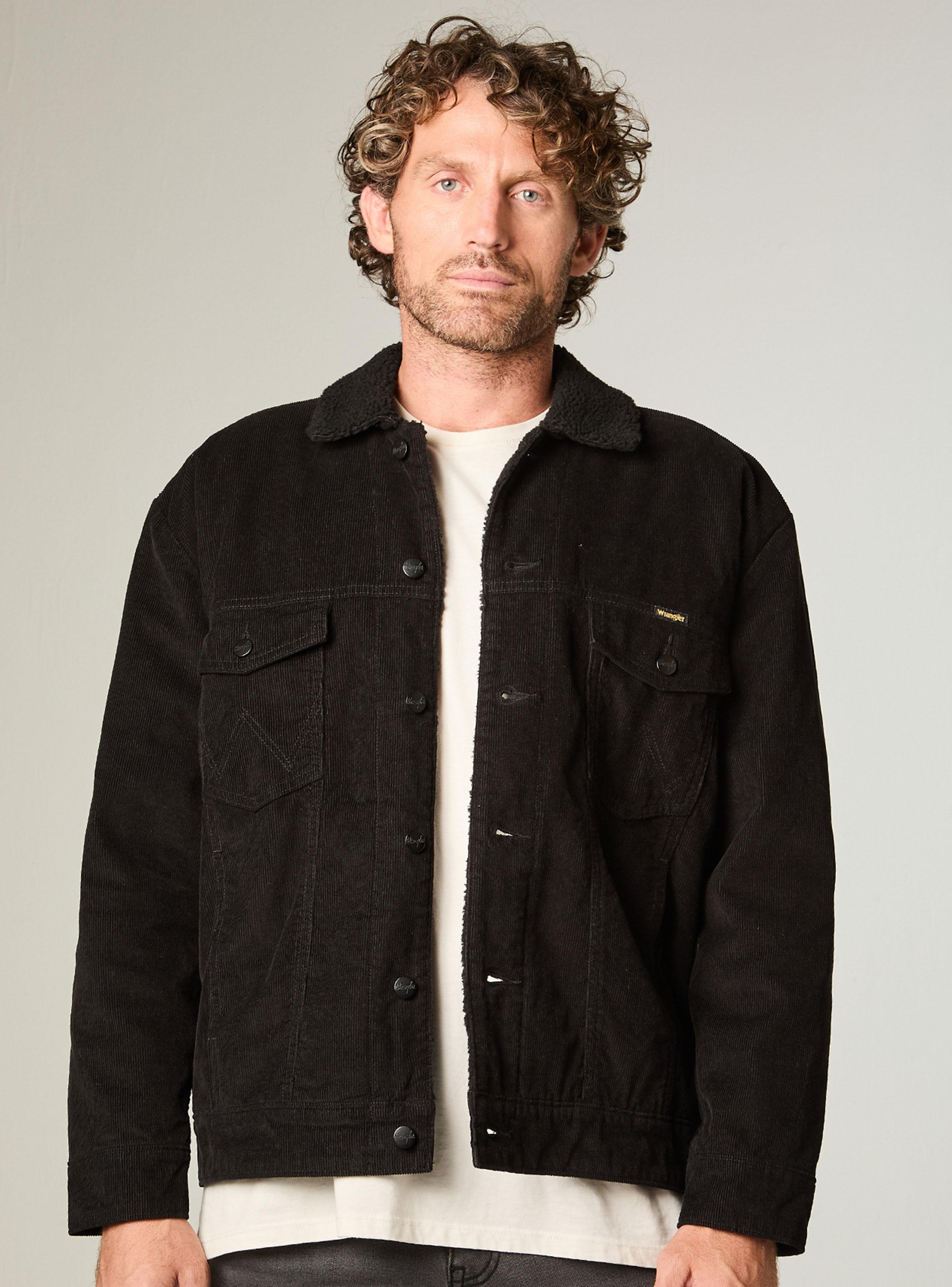 Chaqueta Cotelé Sherpa con Chiporro Cuello Manga Larga-0