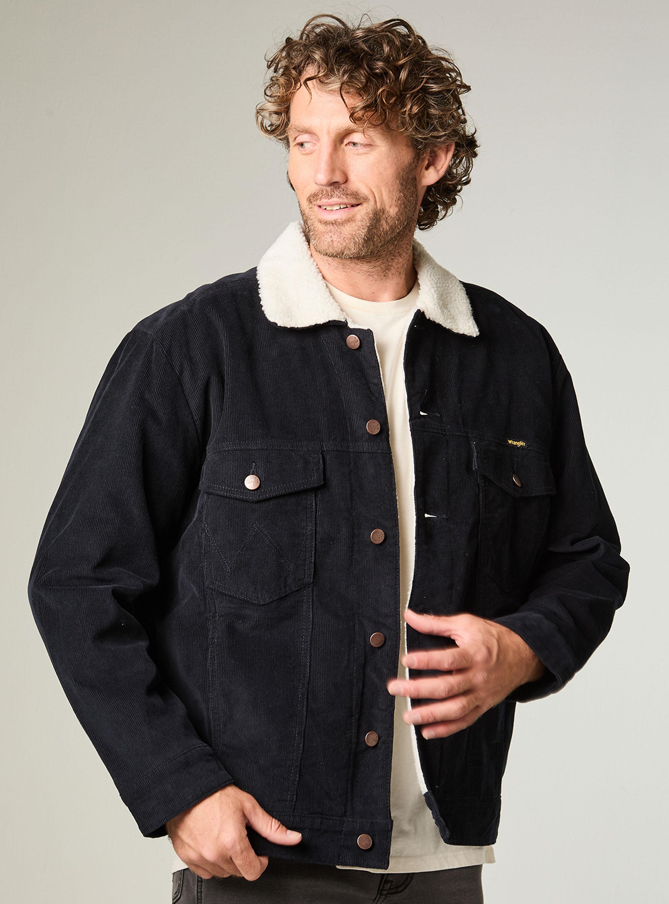 Chaqueta Sherpa Regular Cotelé Cuello con Chiporro-0