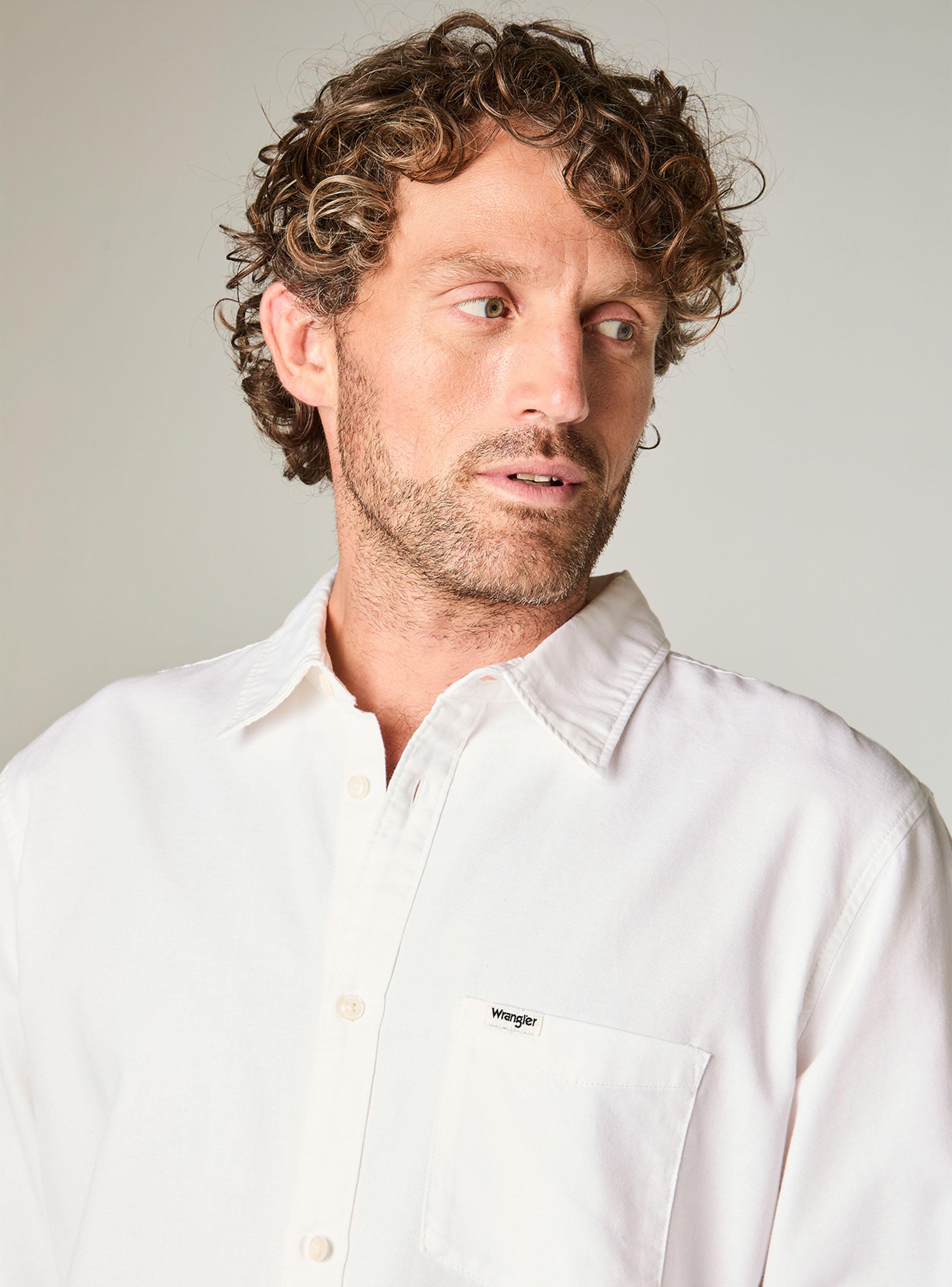 Camia Casual Bolsillo Frontal Unicolor-2