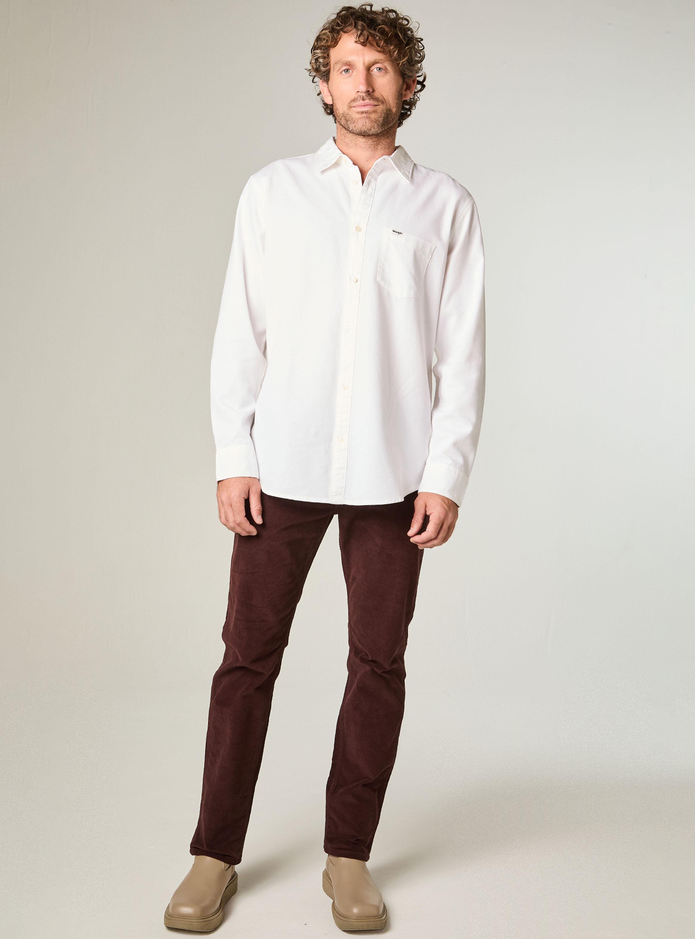 Camia Casual Bolsillo Frontal Unicolor-3