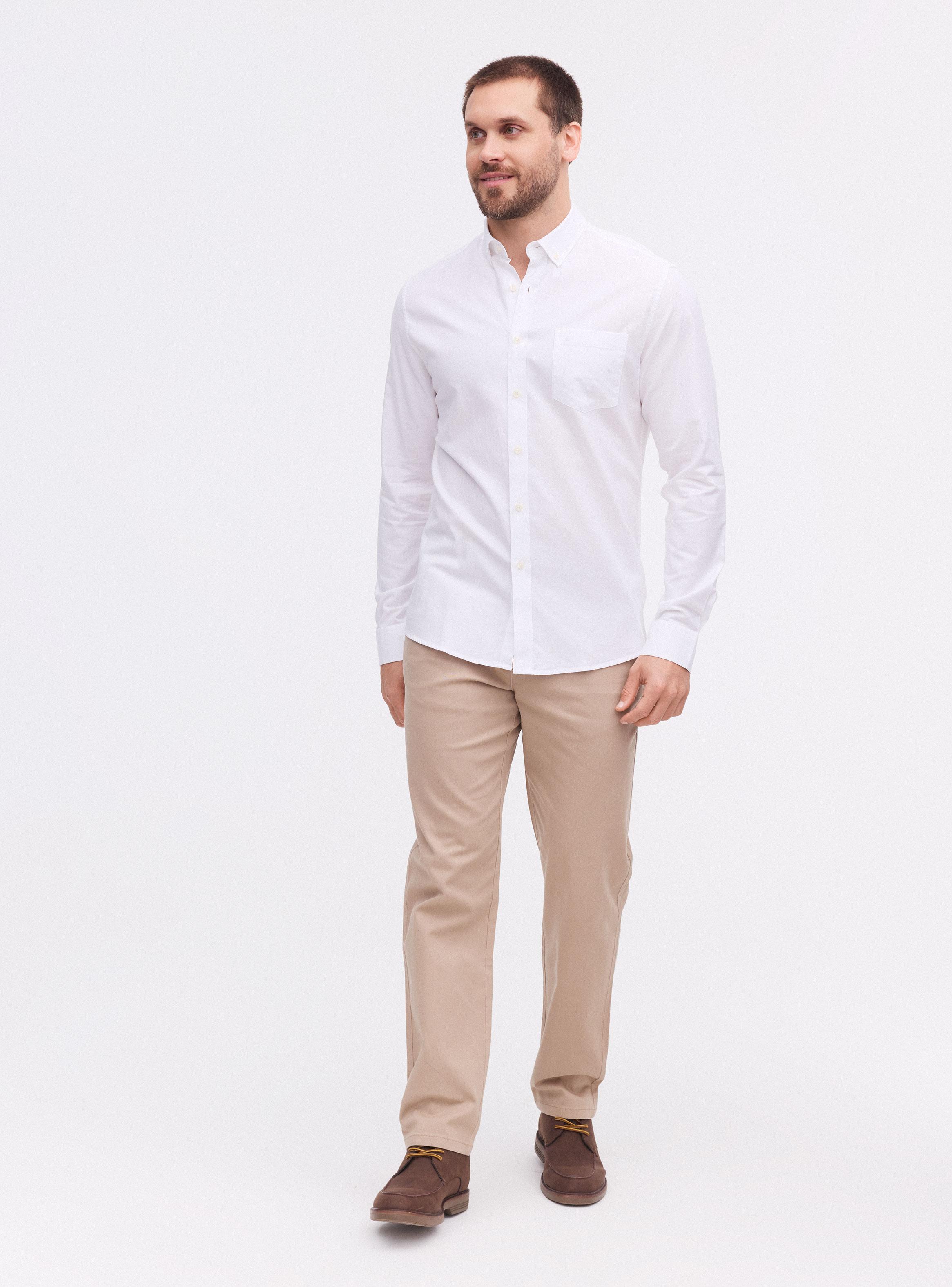 Camisa Manga Larga Cuello Boton Down-4