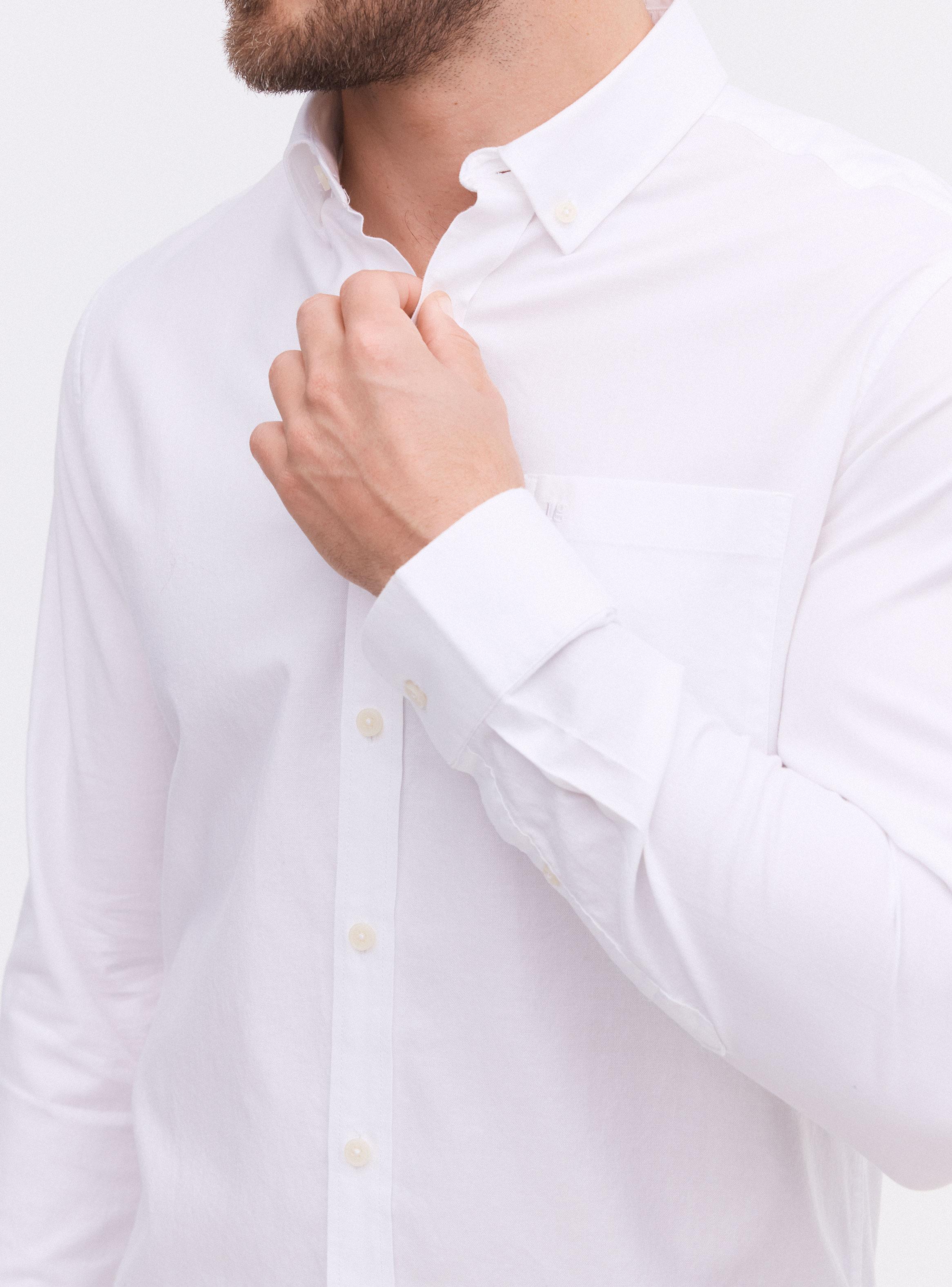 Camisa Manga Larga Cuello Boton Down-3