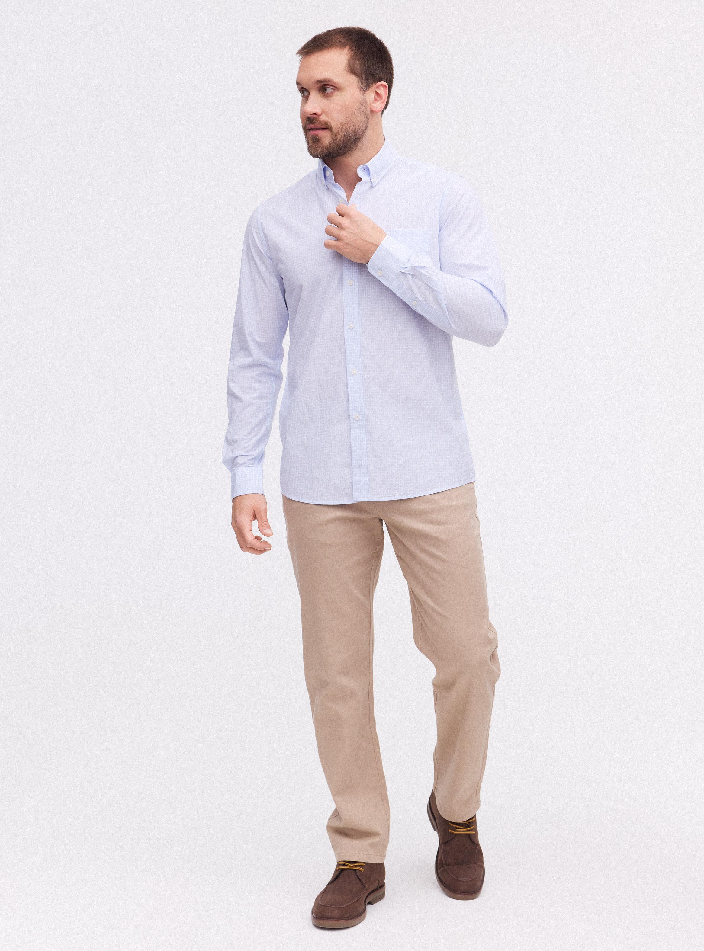 Camisa Manga Larga Poplin Cuadros-4