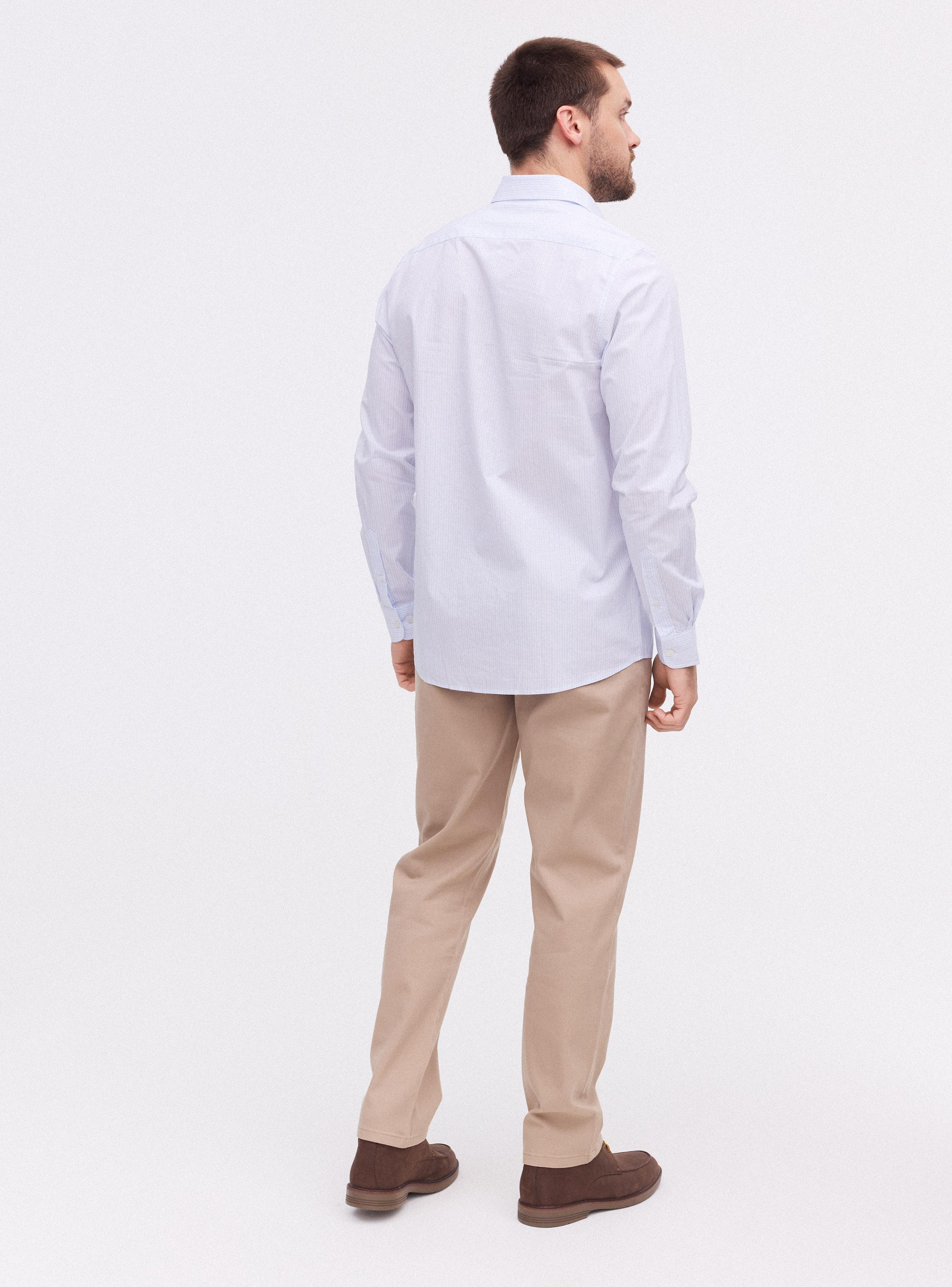 Camisa Manga Larga Algodón Rayas-5