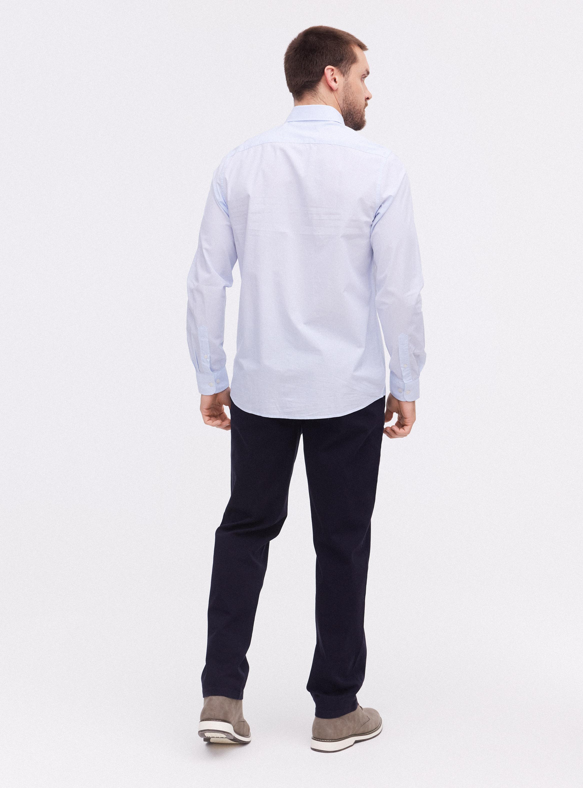 Camisa Manga Larga Algodón Con Rayas-5