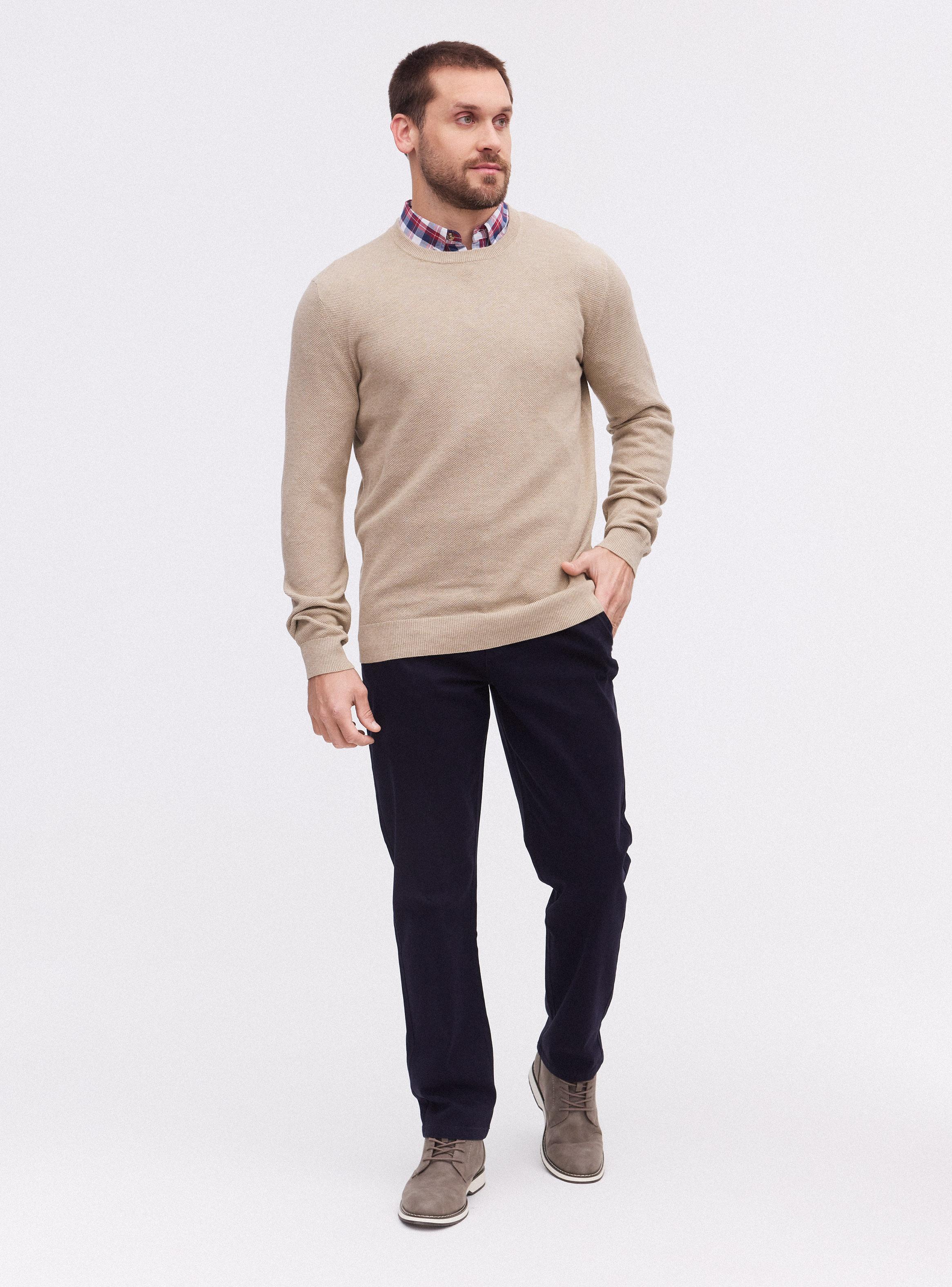 Sweater Algodón Cuello Redondo-4