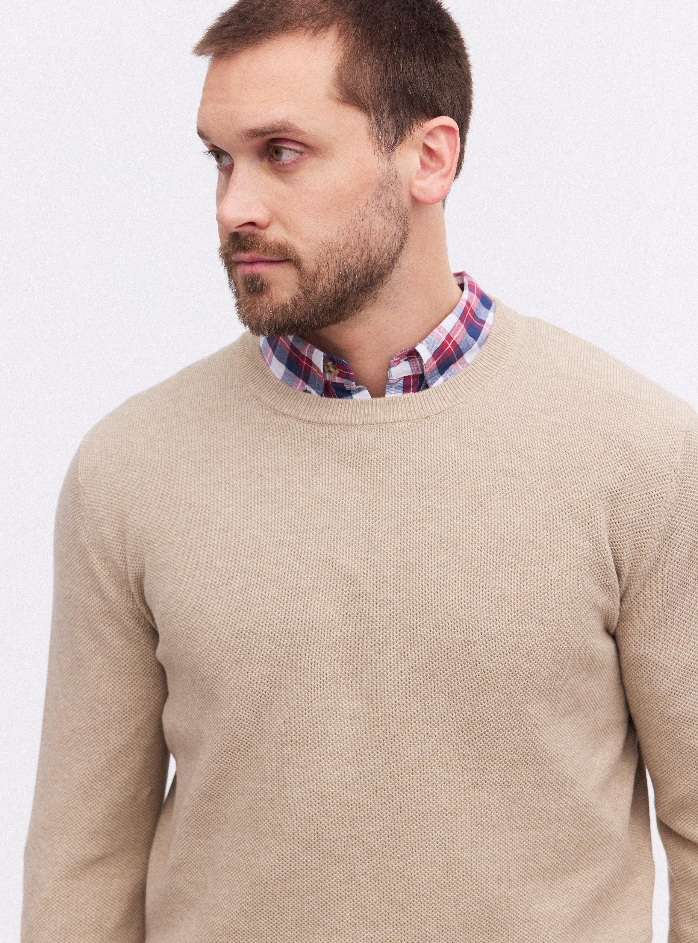 Sweater Algodón Cuello Redondo-2