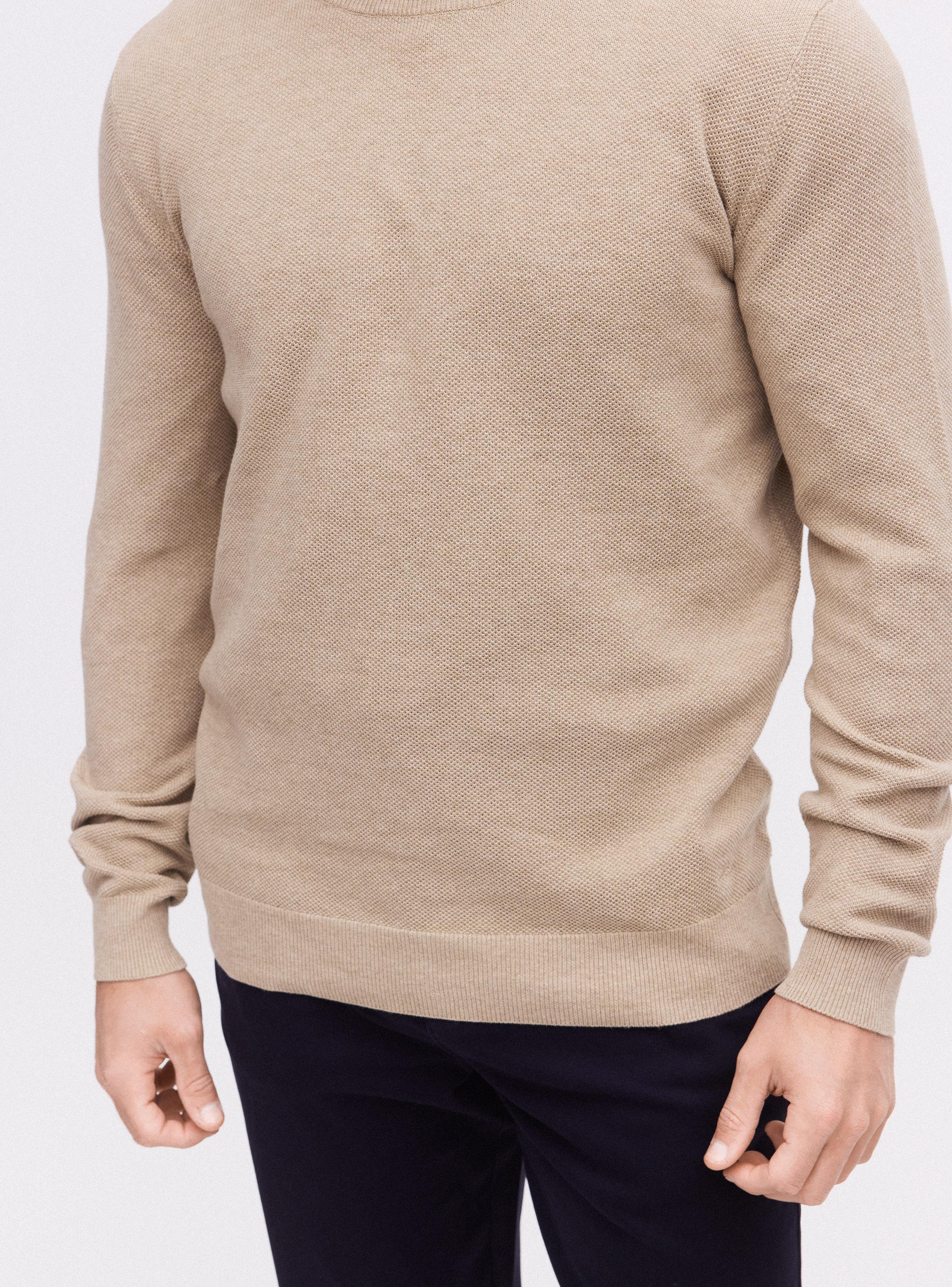 Sweater Algodón Cuello Redondo-3