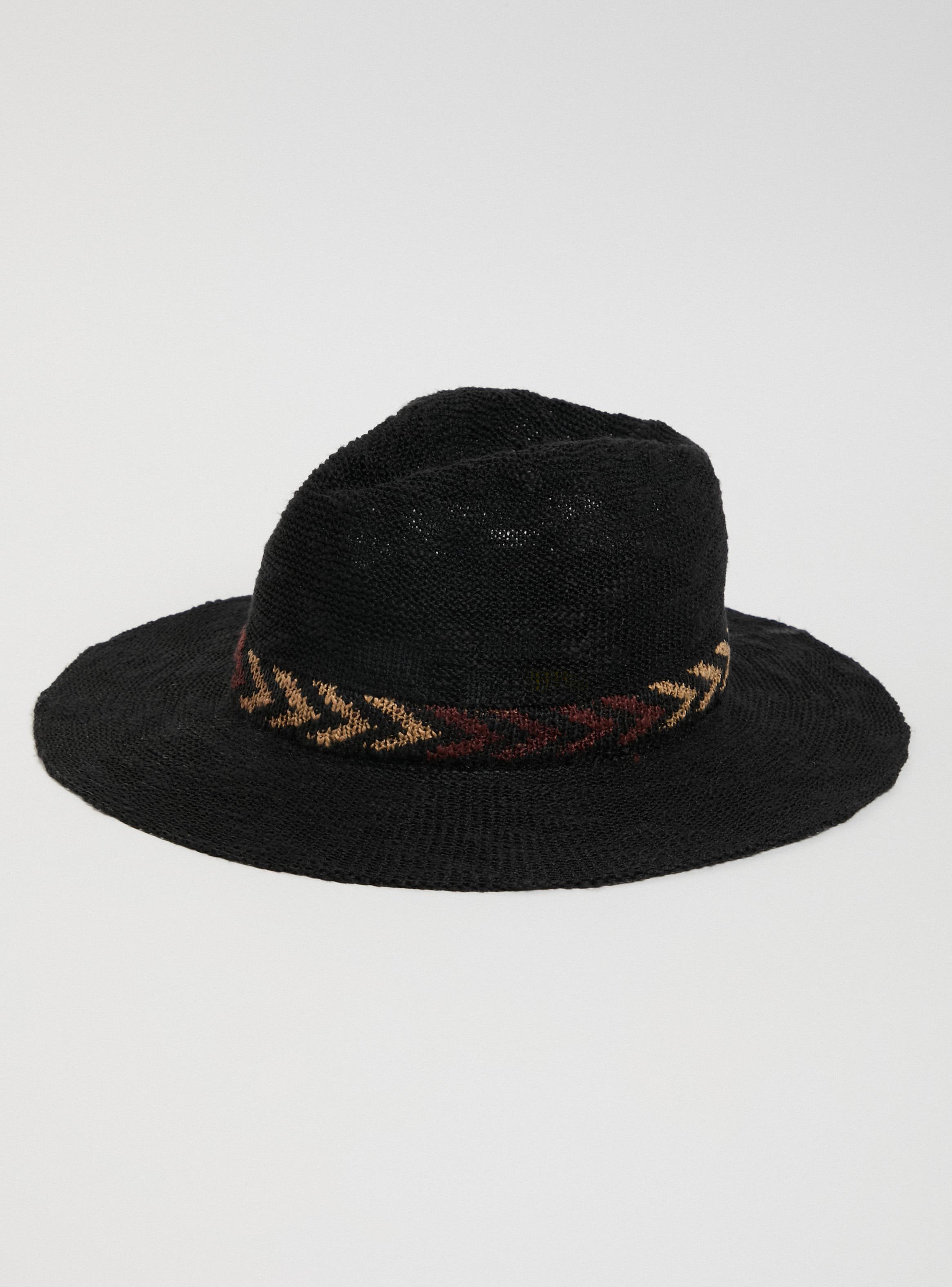 Sombrero Papel Raffia con Diseño-2