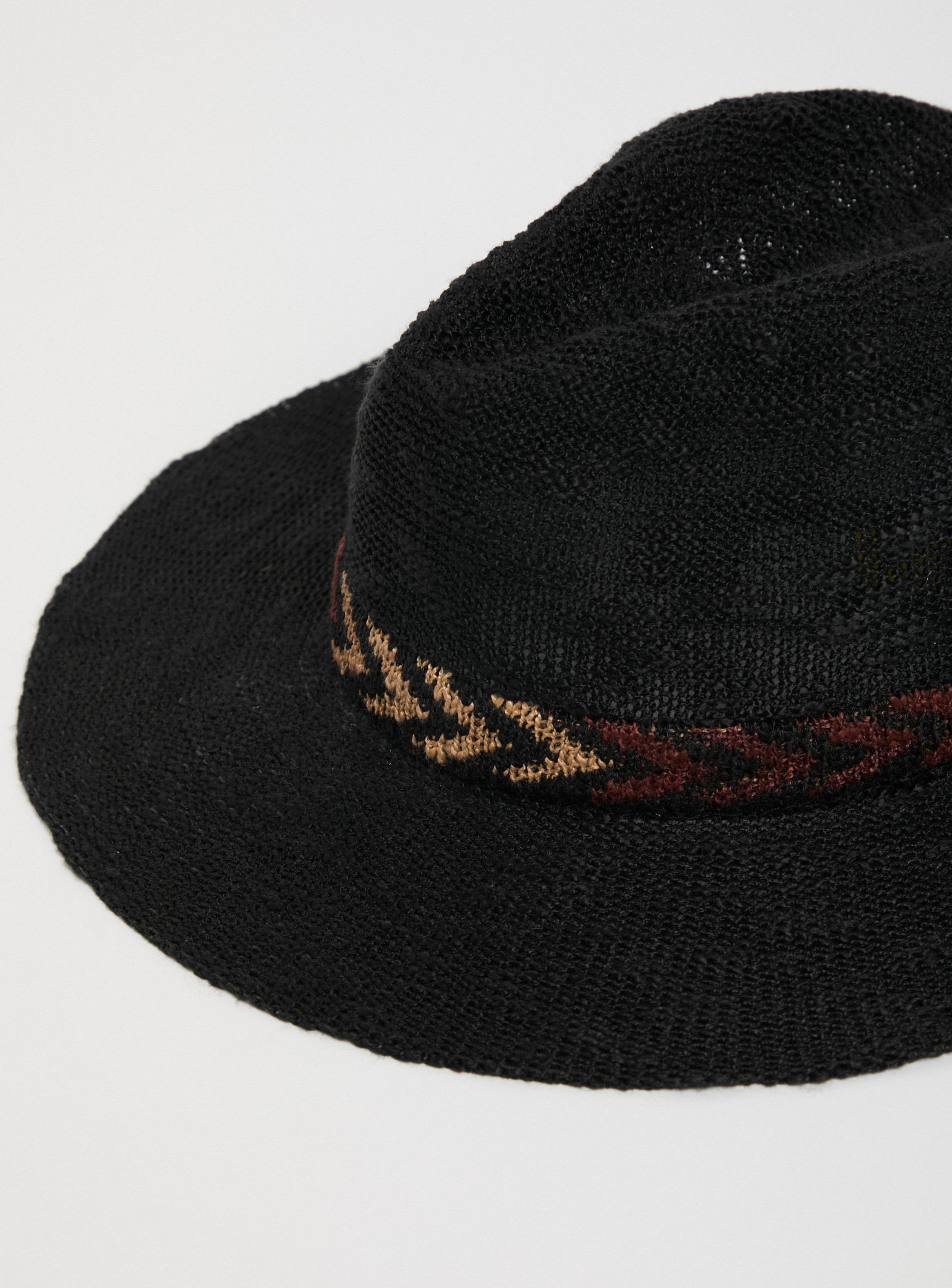 Sombrero Papel Raffia con Diseño-3