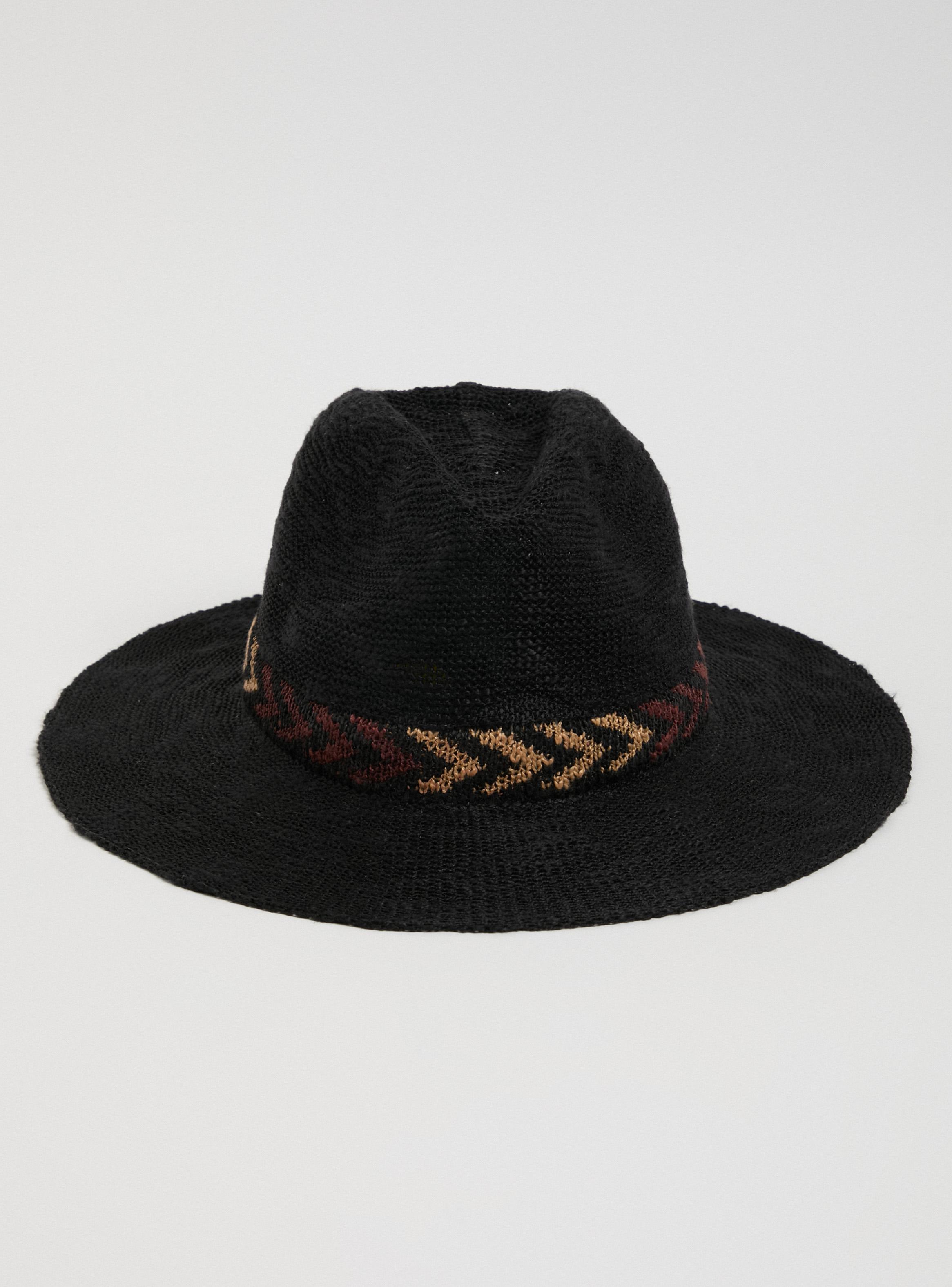 Sombrero Papel Raffia con Diseño-1