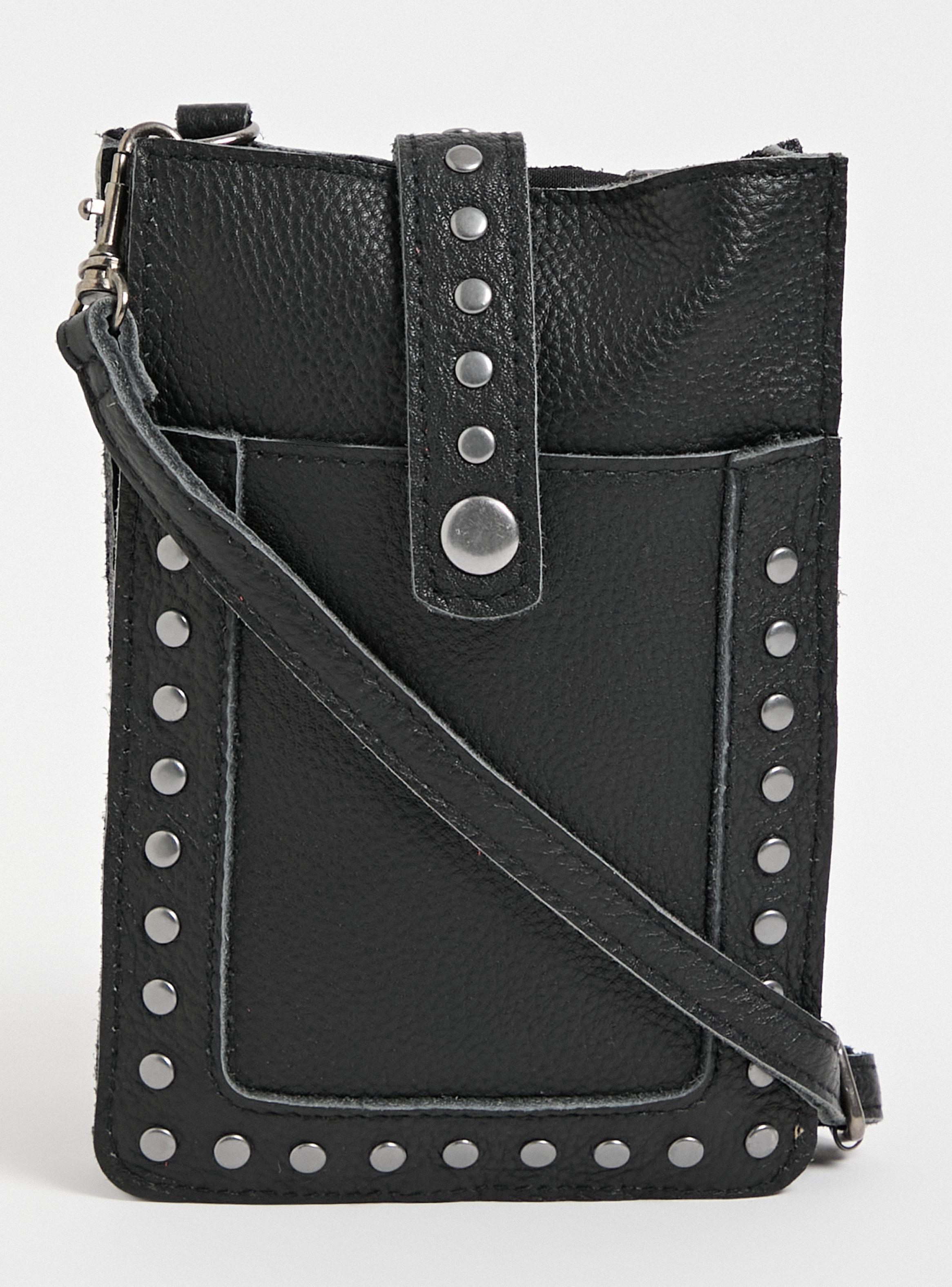 Cartera Porta Celular con Tachas de Cuero-1