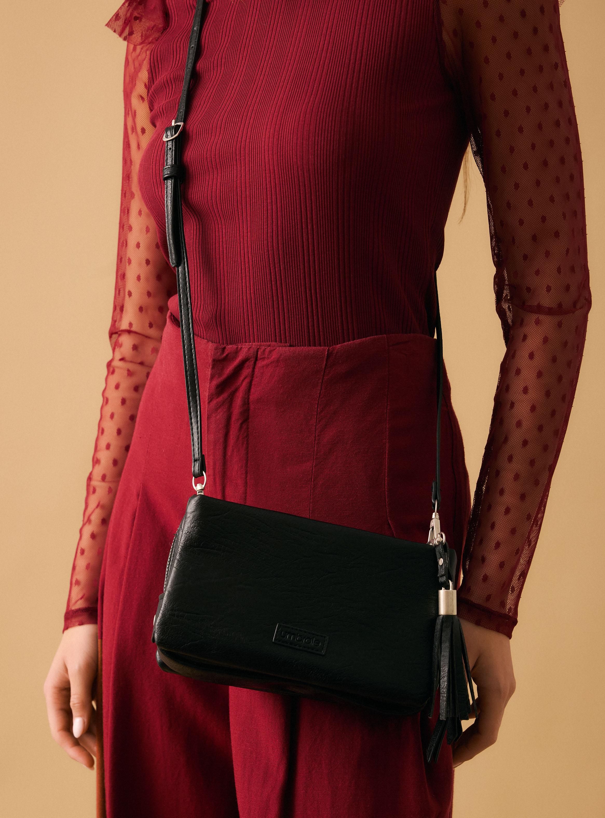 Cartera Rectangular Crossbody de Ecocuero-5