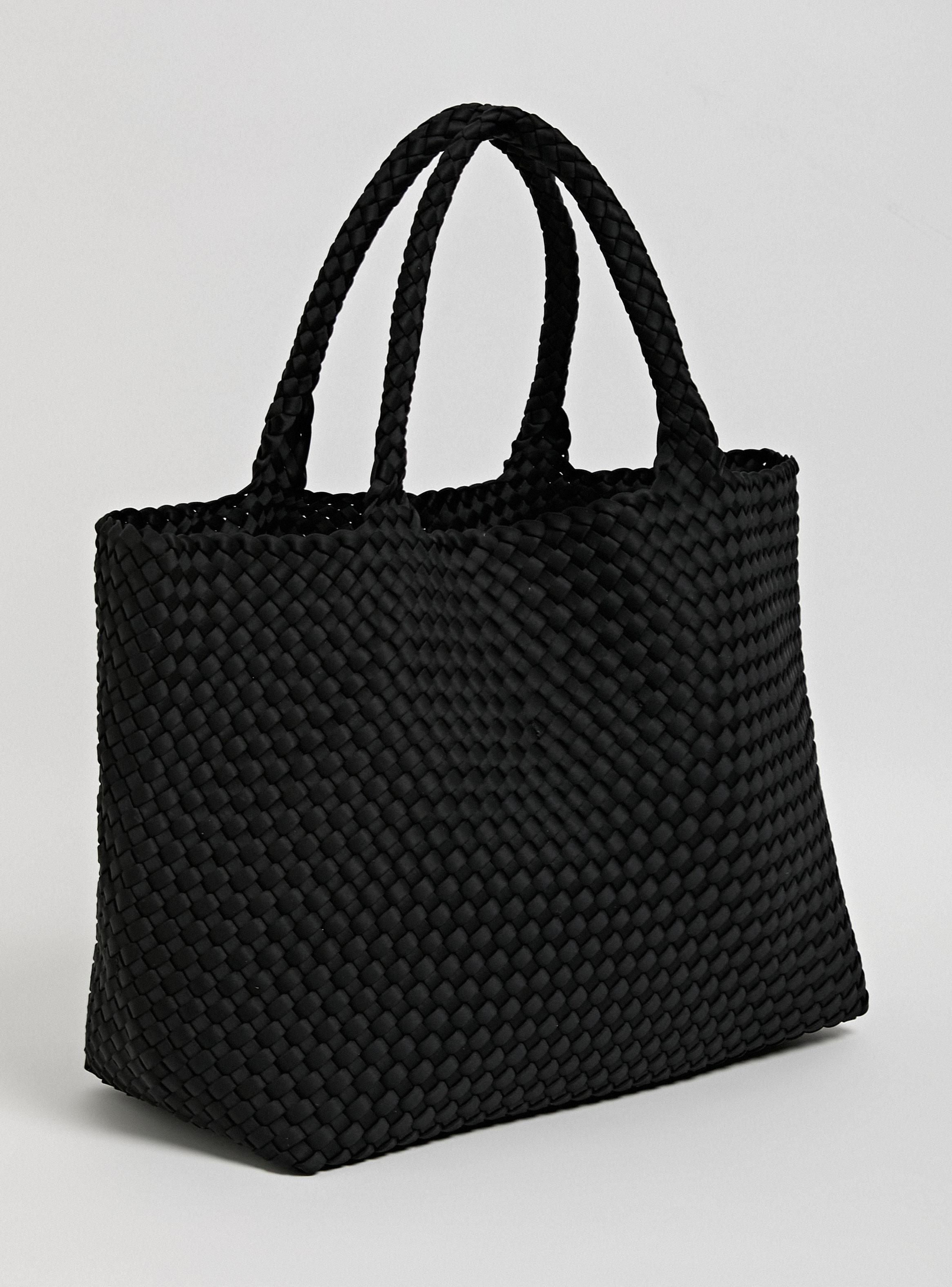 Cartera de Hombro Estilo Tote Entramada-2