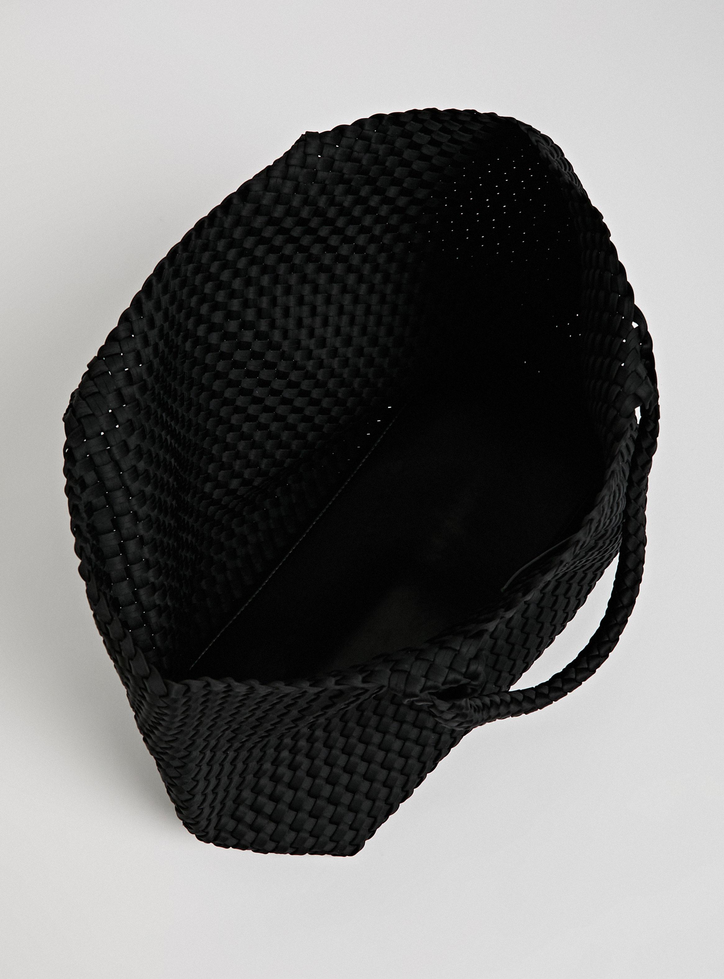Cartera de Hombro Estilo Tote Entramada-4