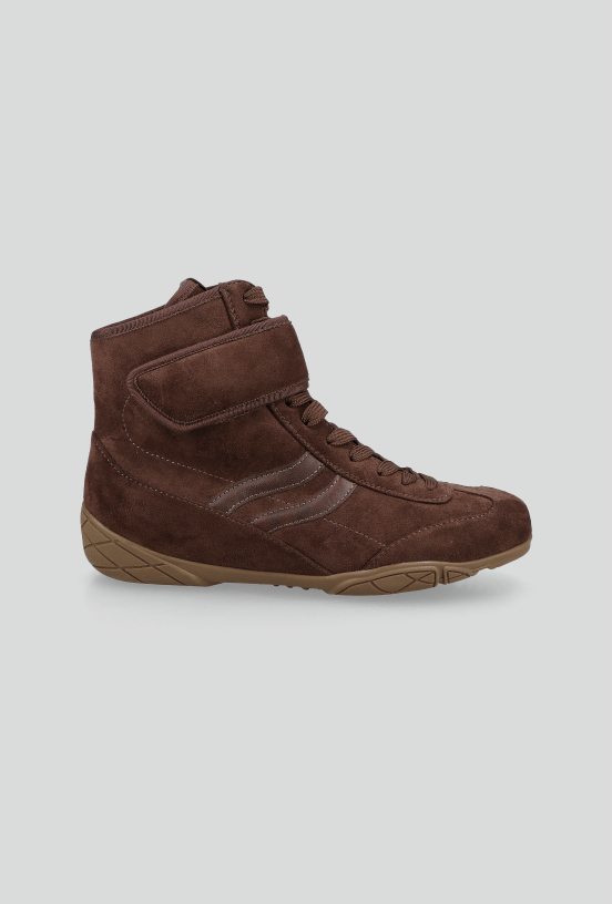 Zapatilla Urbana Caña Alta con Velcro Superior Mujer-4