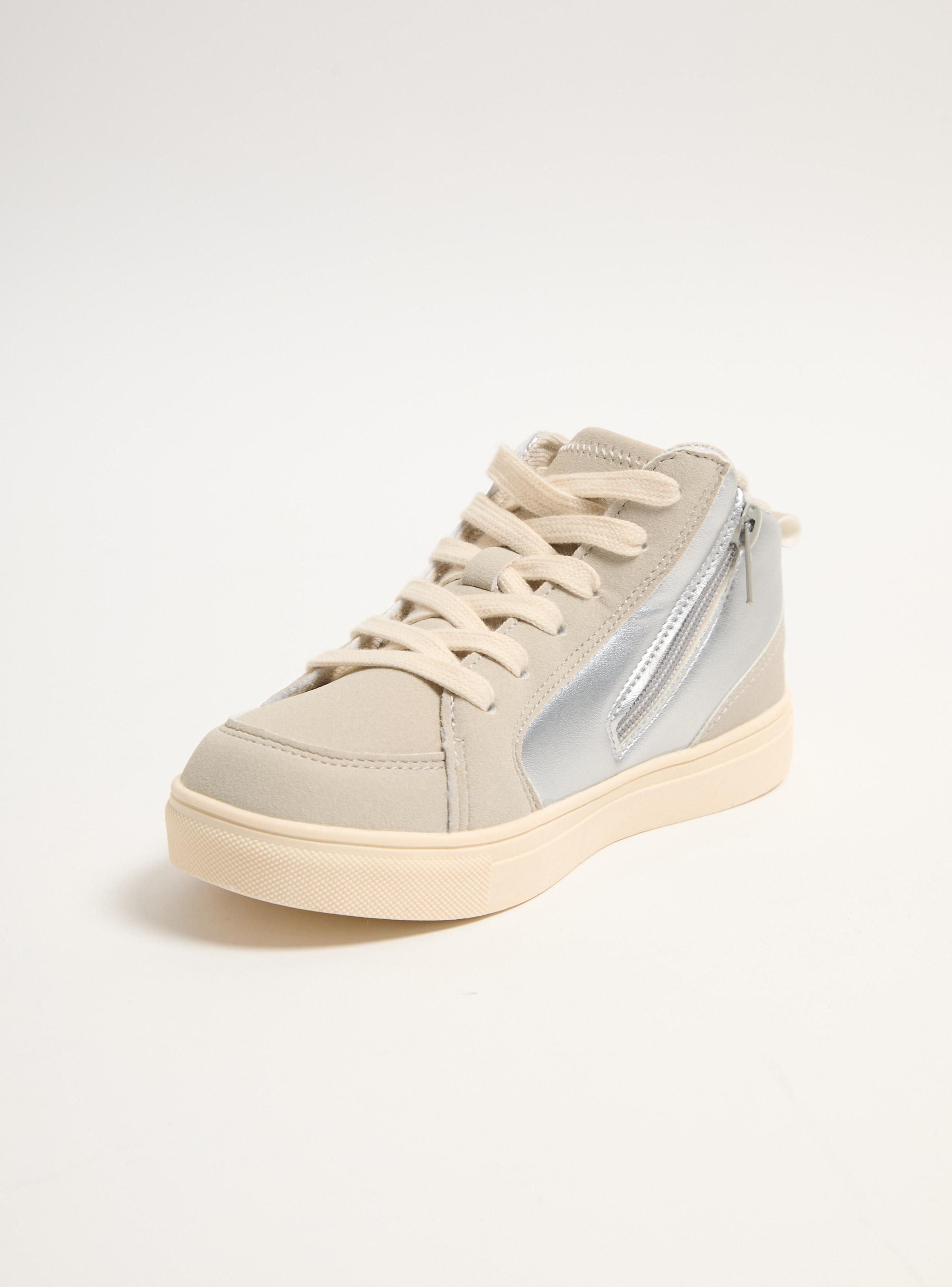 Zapatilla Urbana Material Metalizado Cordón Niña T.25-T.33-2