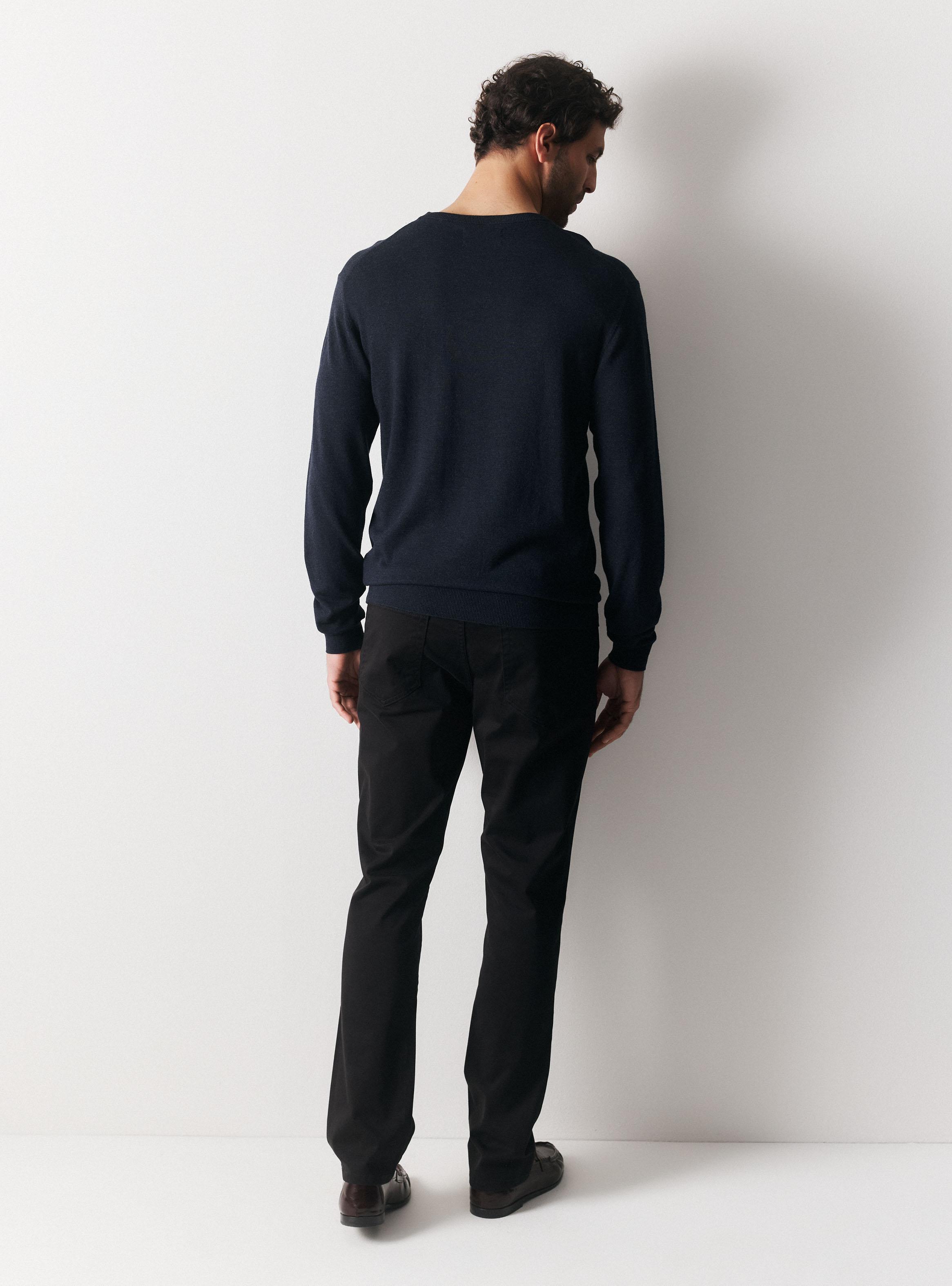 Pantalón Algodón Liso Microtwill-5