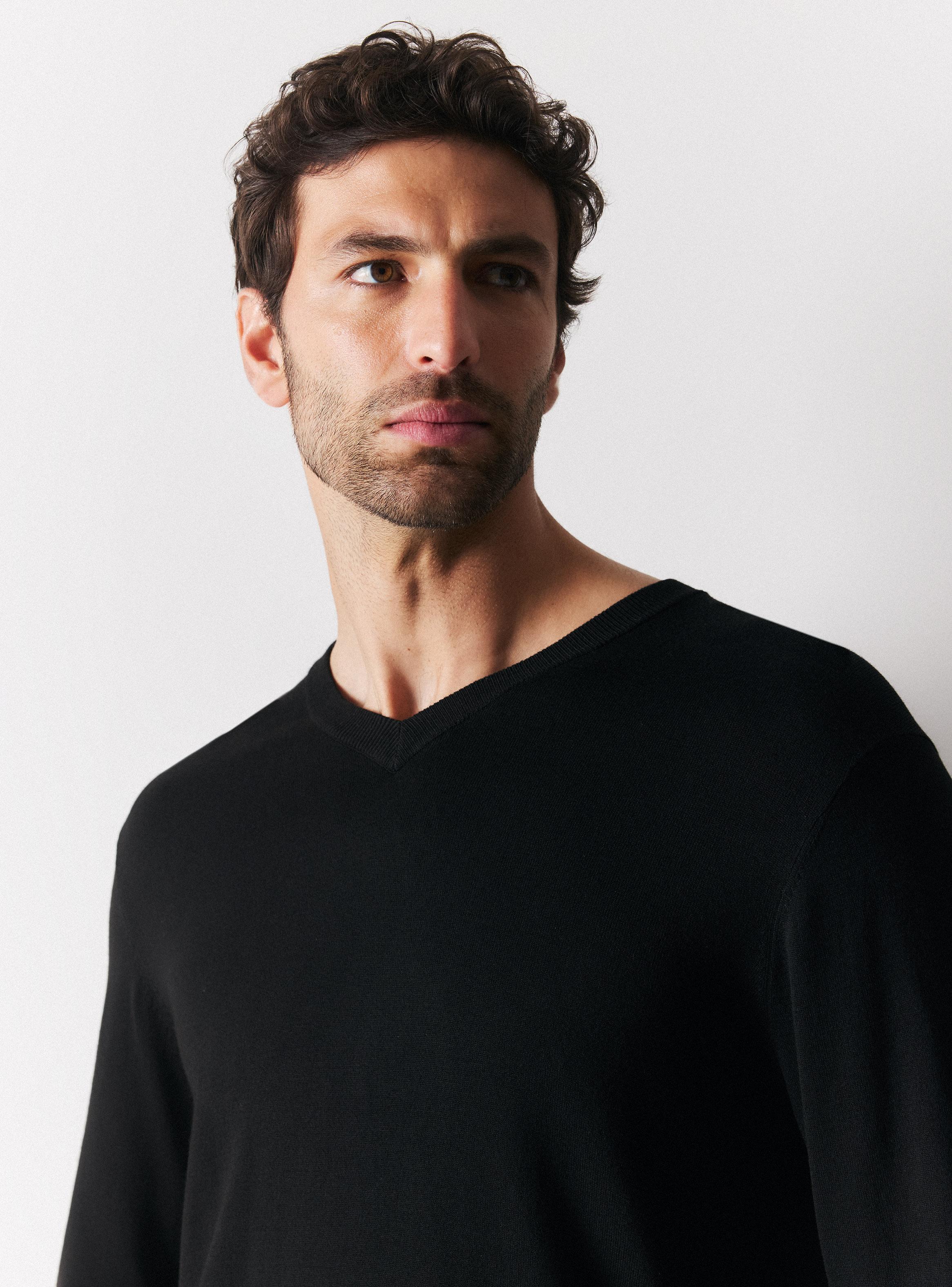 Sweater Liso Viscosa-2