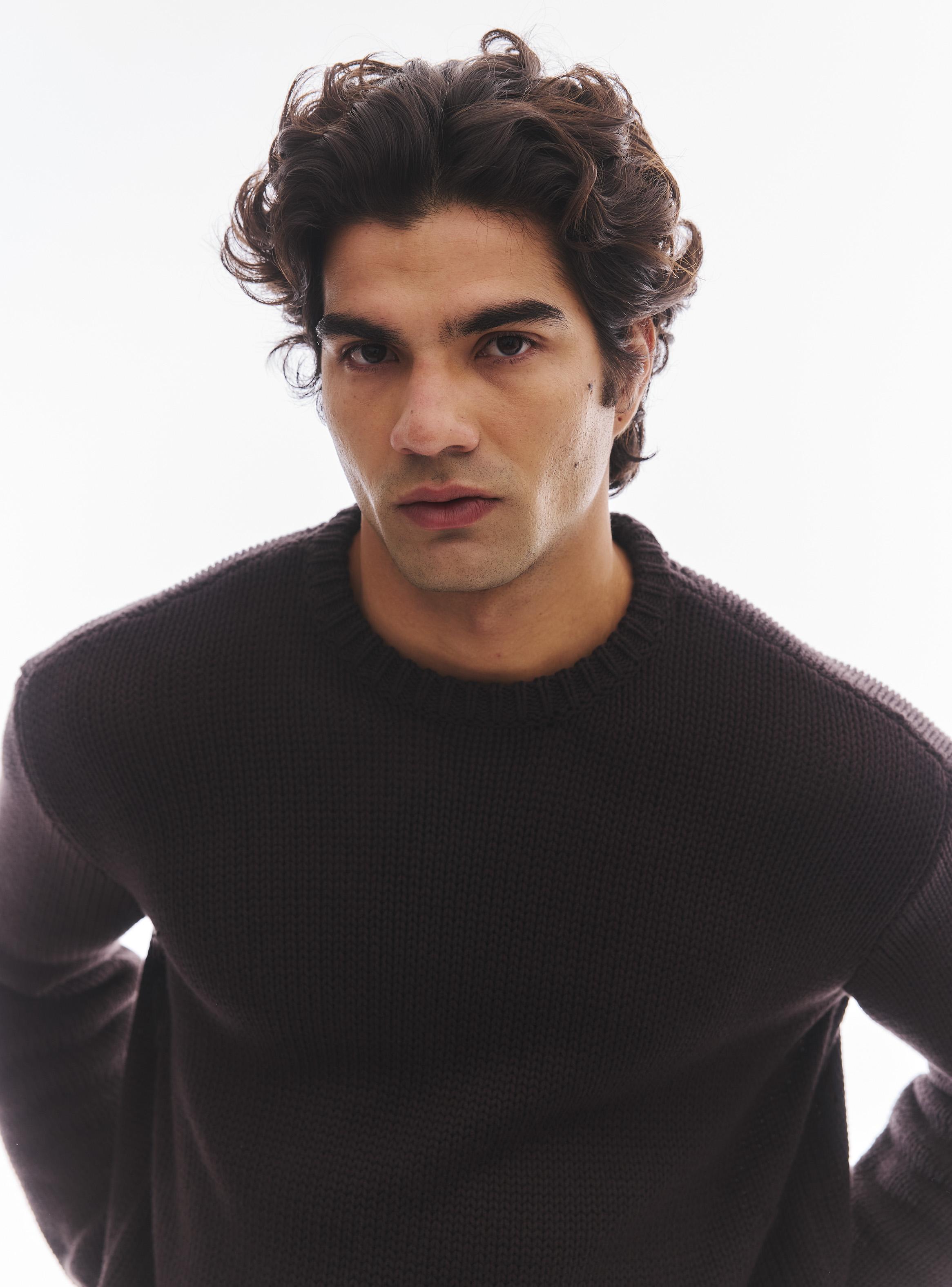 Sweater Grueso con Lavado-2