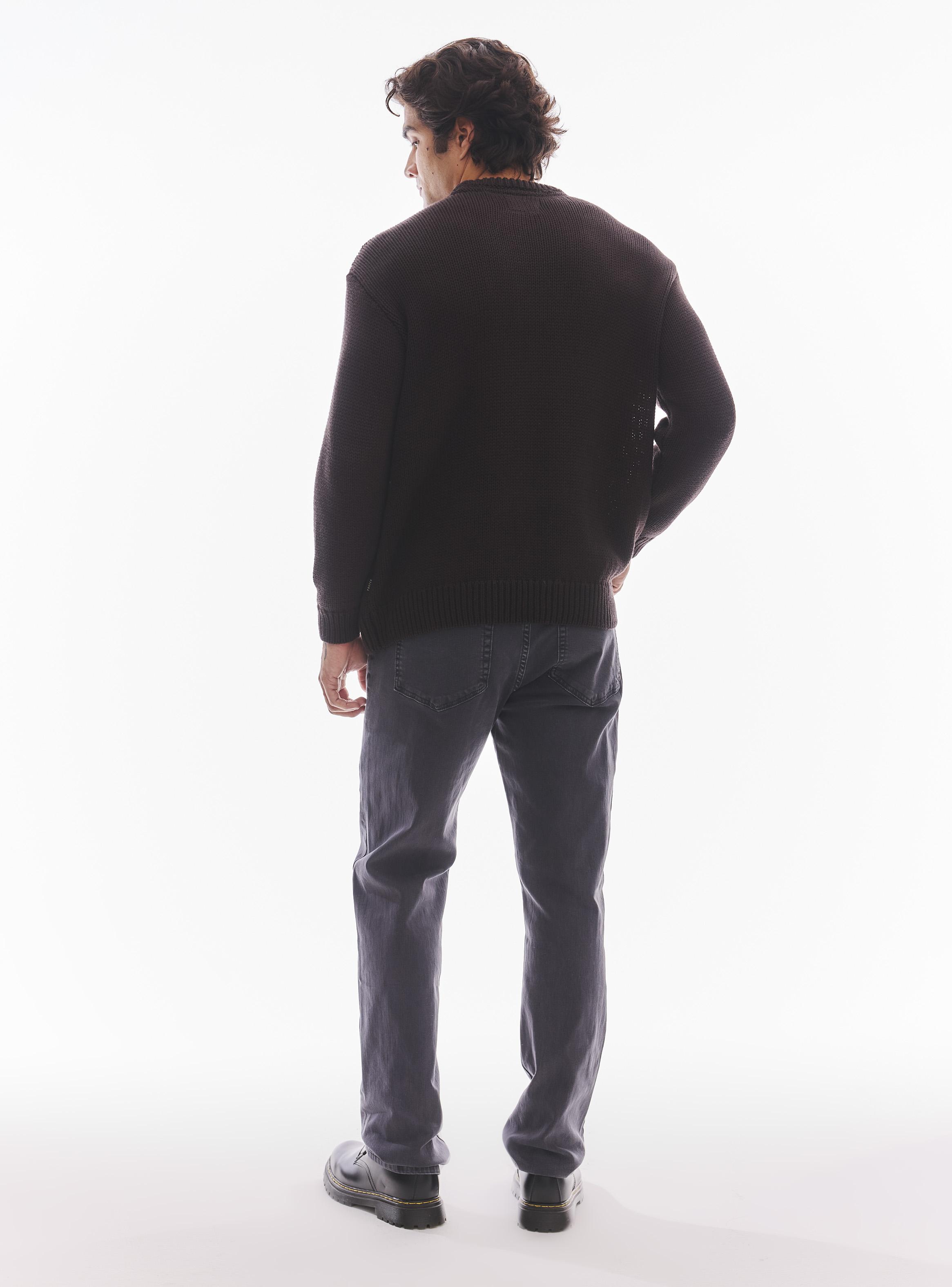 Sweater Grueso con Lavado-5