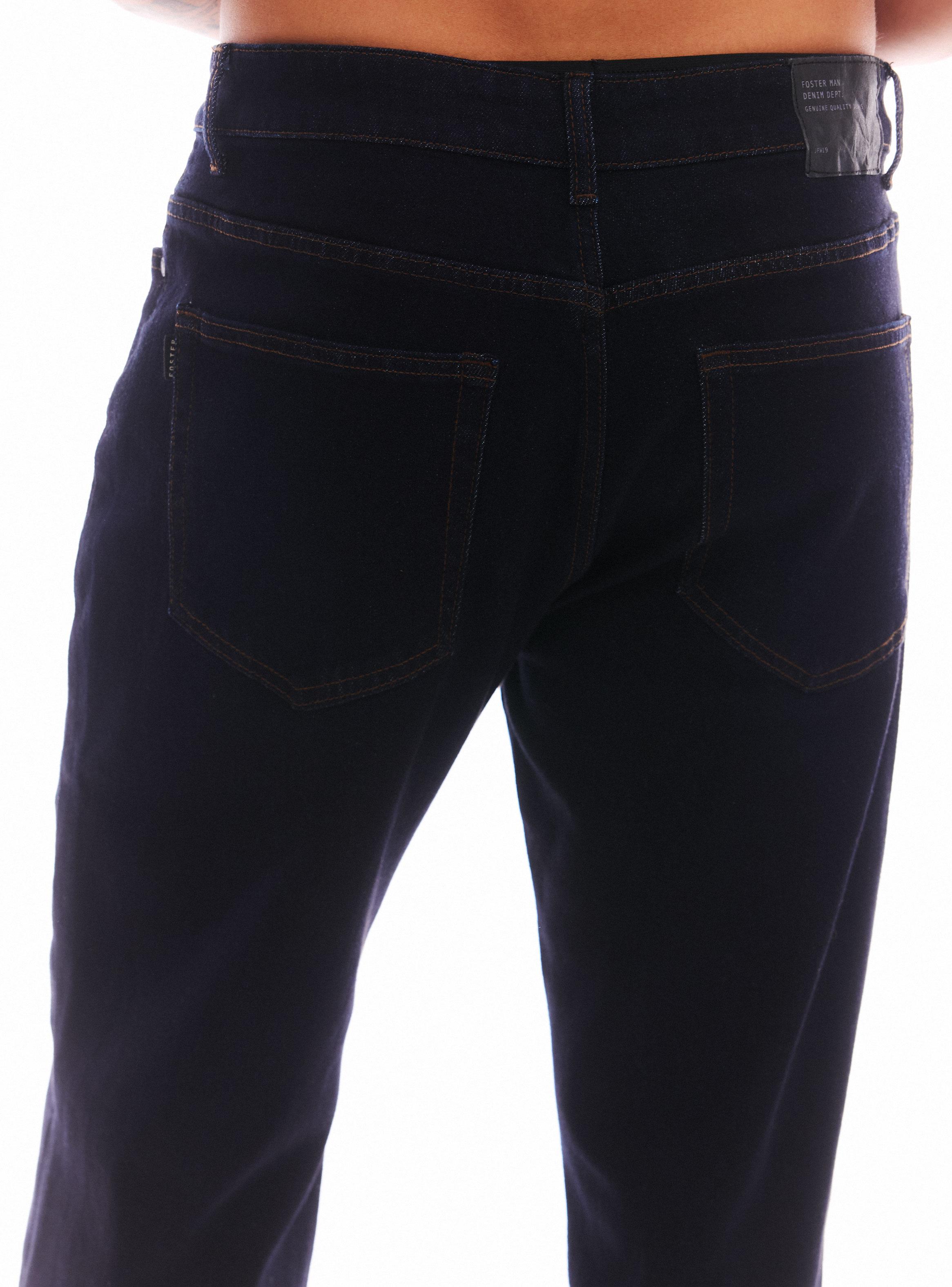Jeans Relax con Basta Desgastada-3