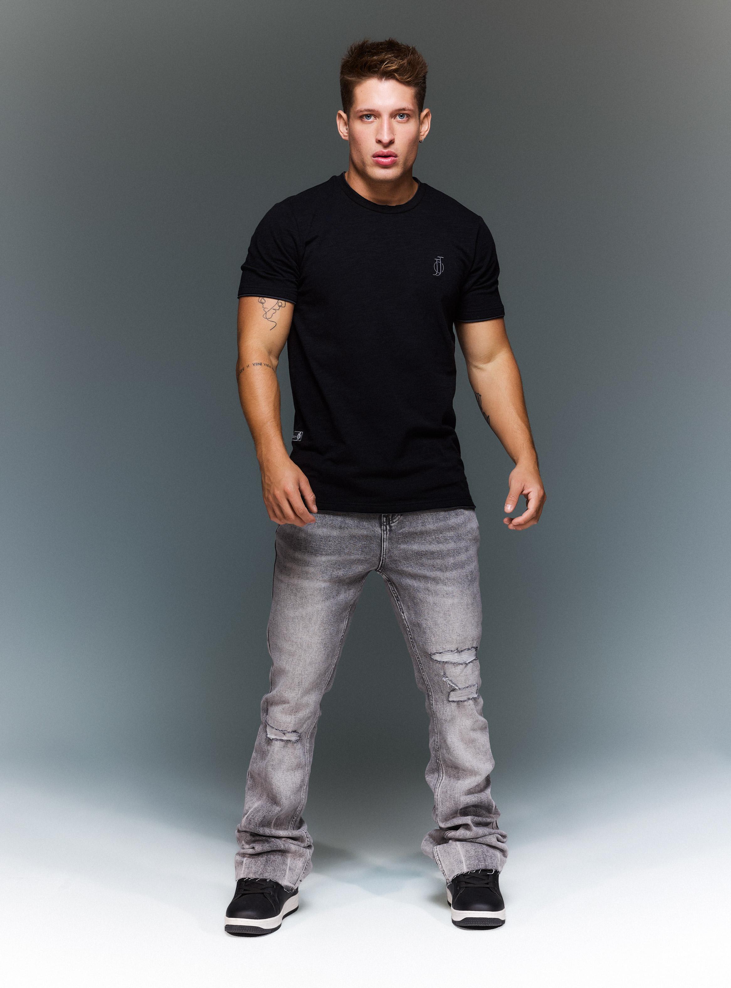 Polera Muscle Fit Tela Contratono-4