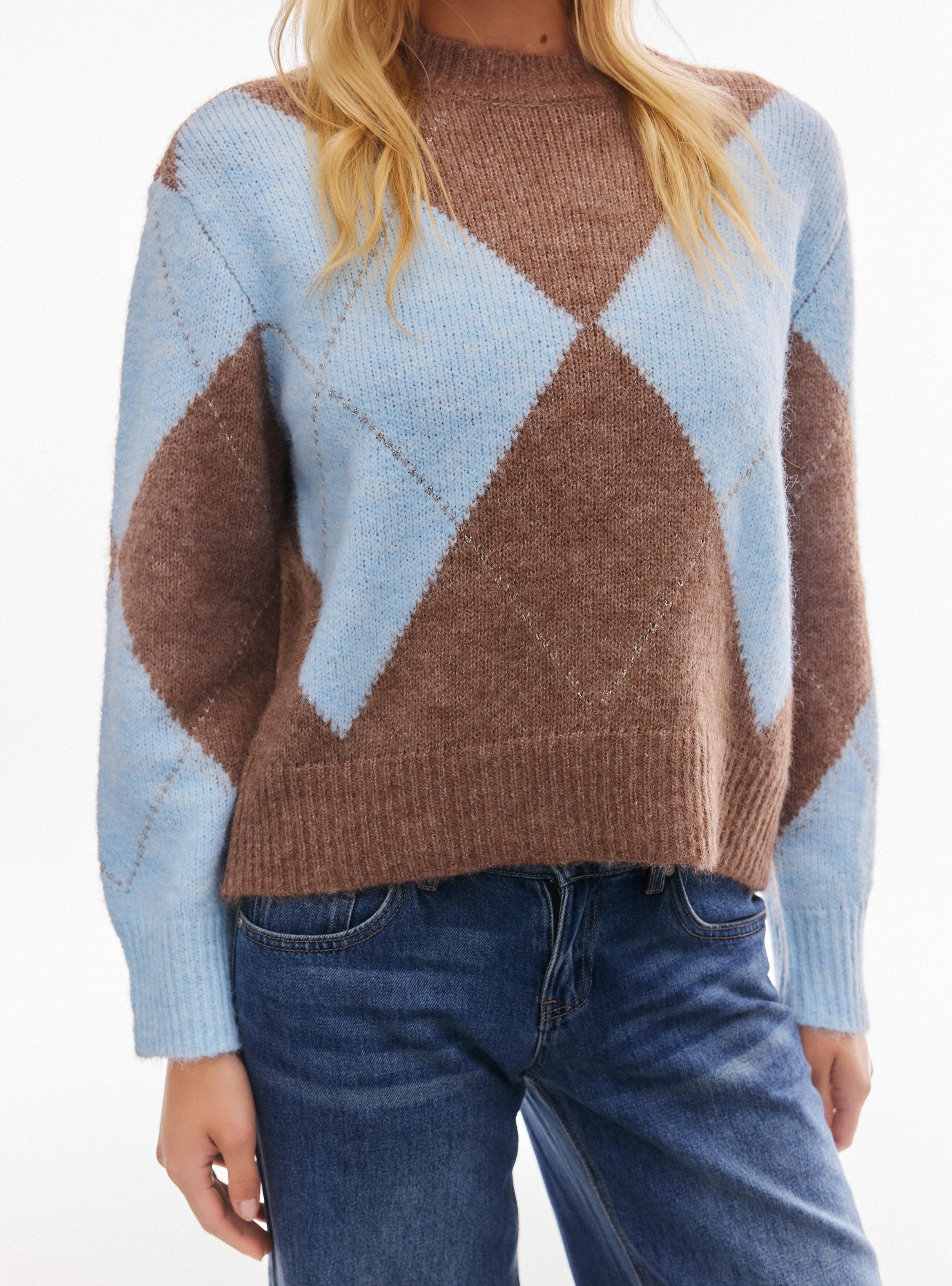 Sweater Rombos Lurex-3