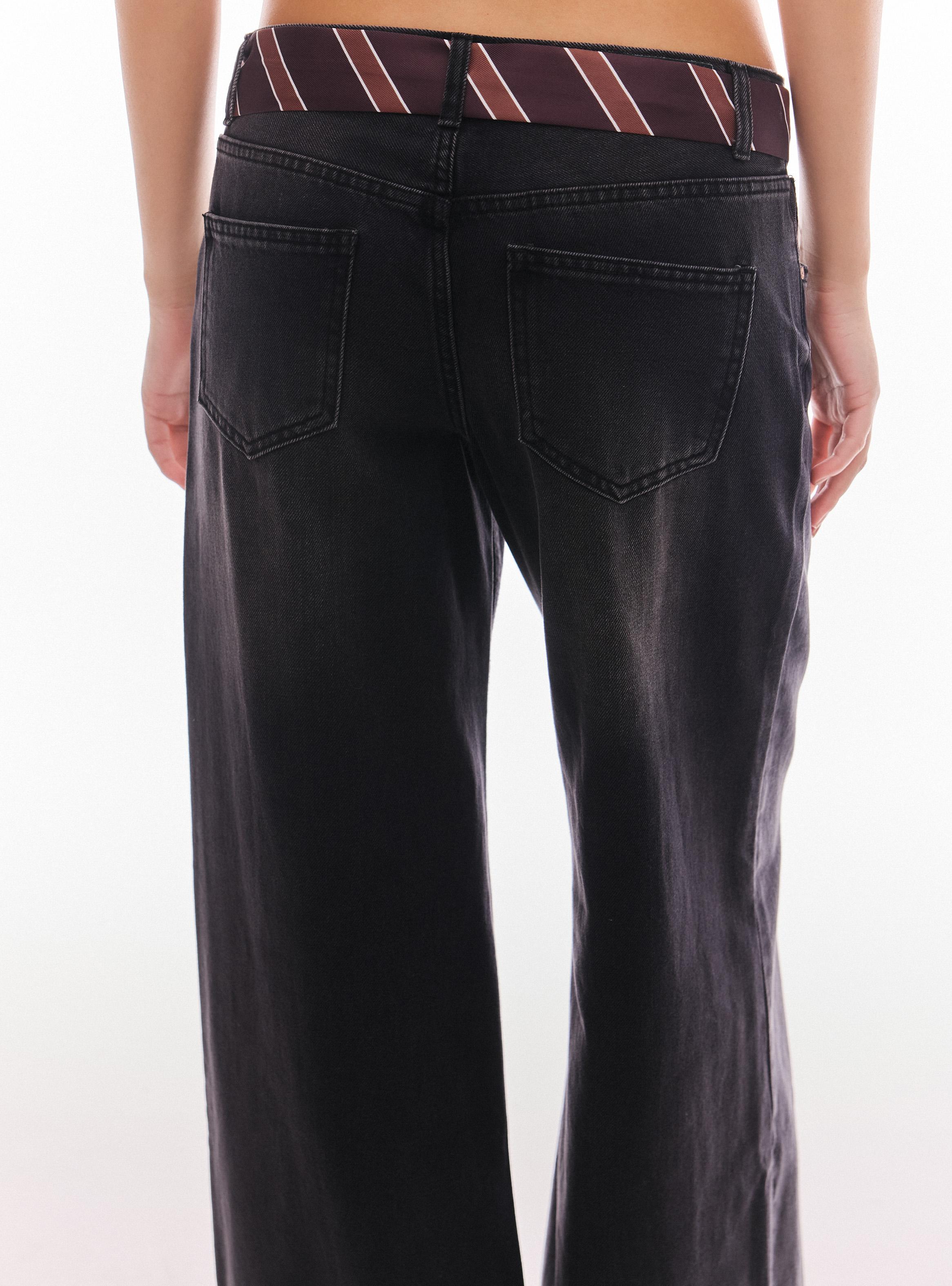 Jeans Extreme Wide Leg Corbata-3