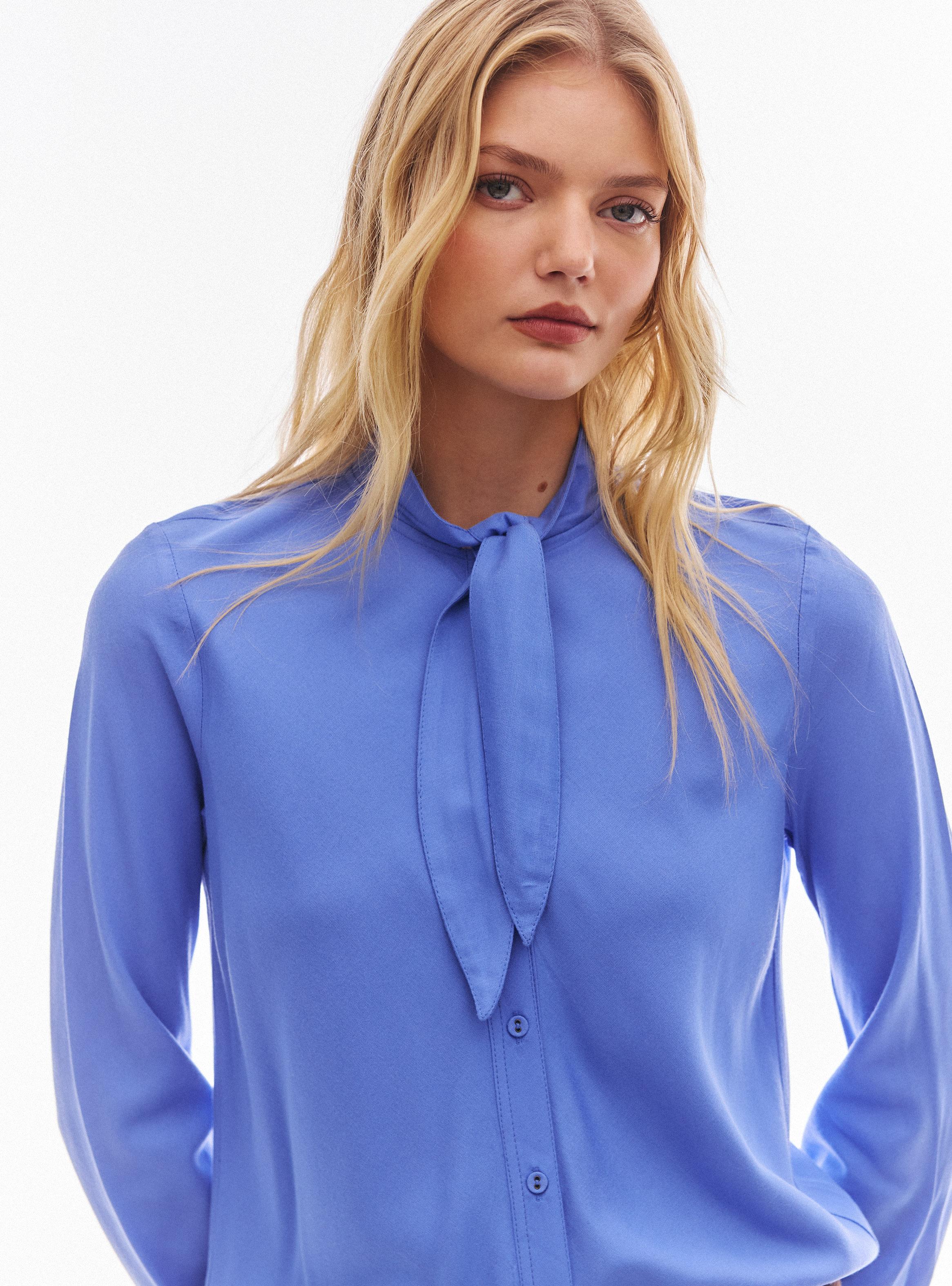 Blusa Cuello Lazo-2