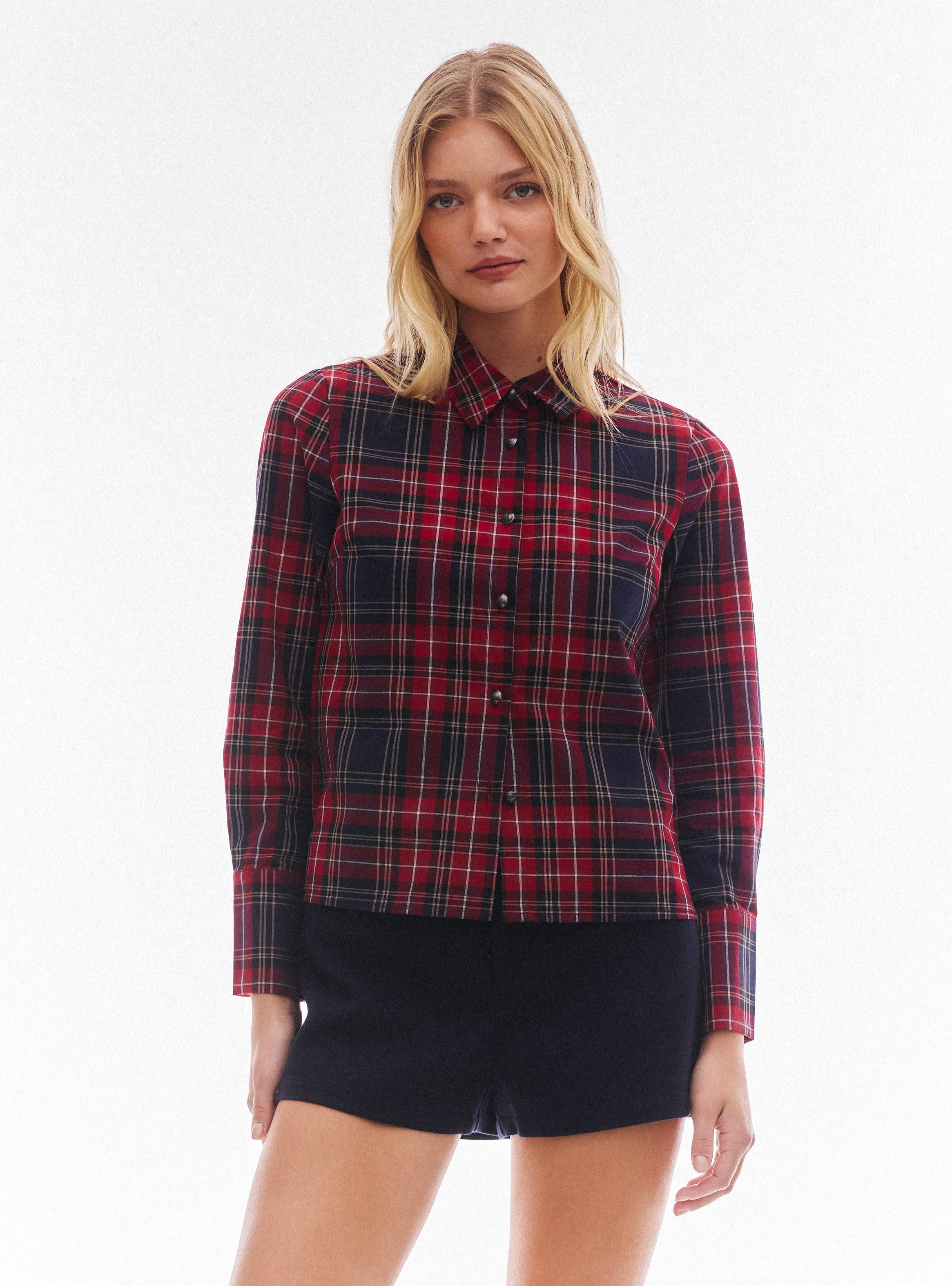 Blusa Cuadros-0