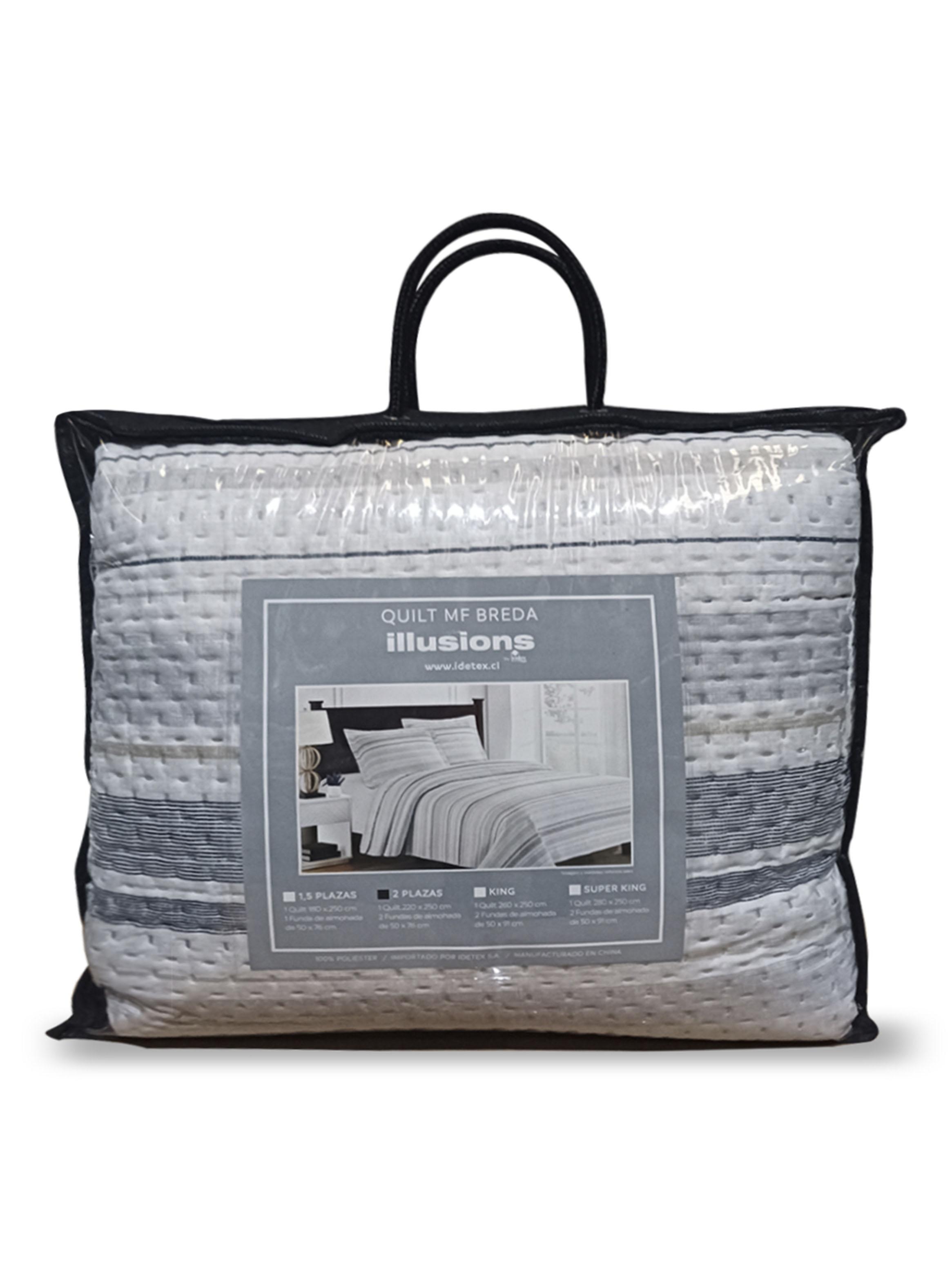 Quilts Breda 2 Plazas Gris-2