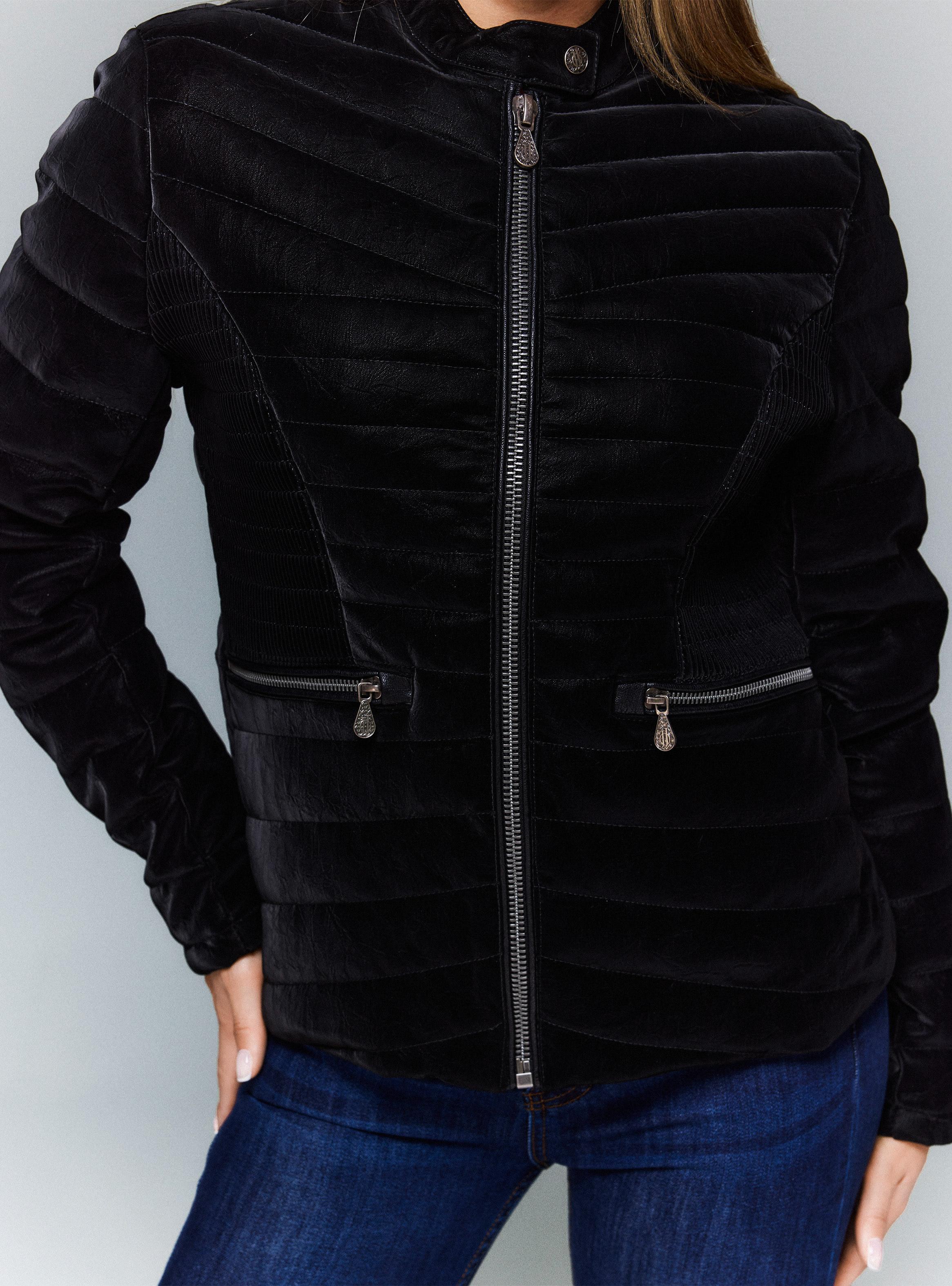 Parka Acolchada con Efecto Craquelado-3