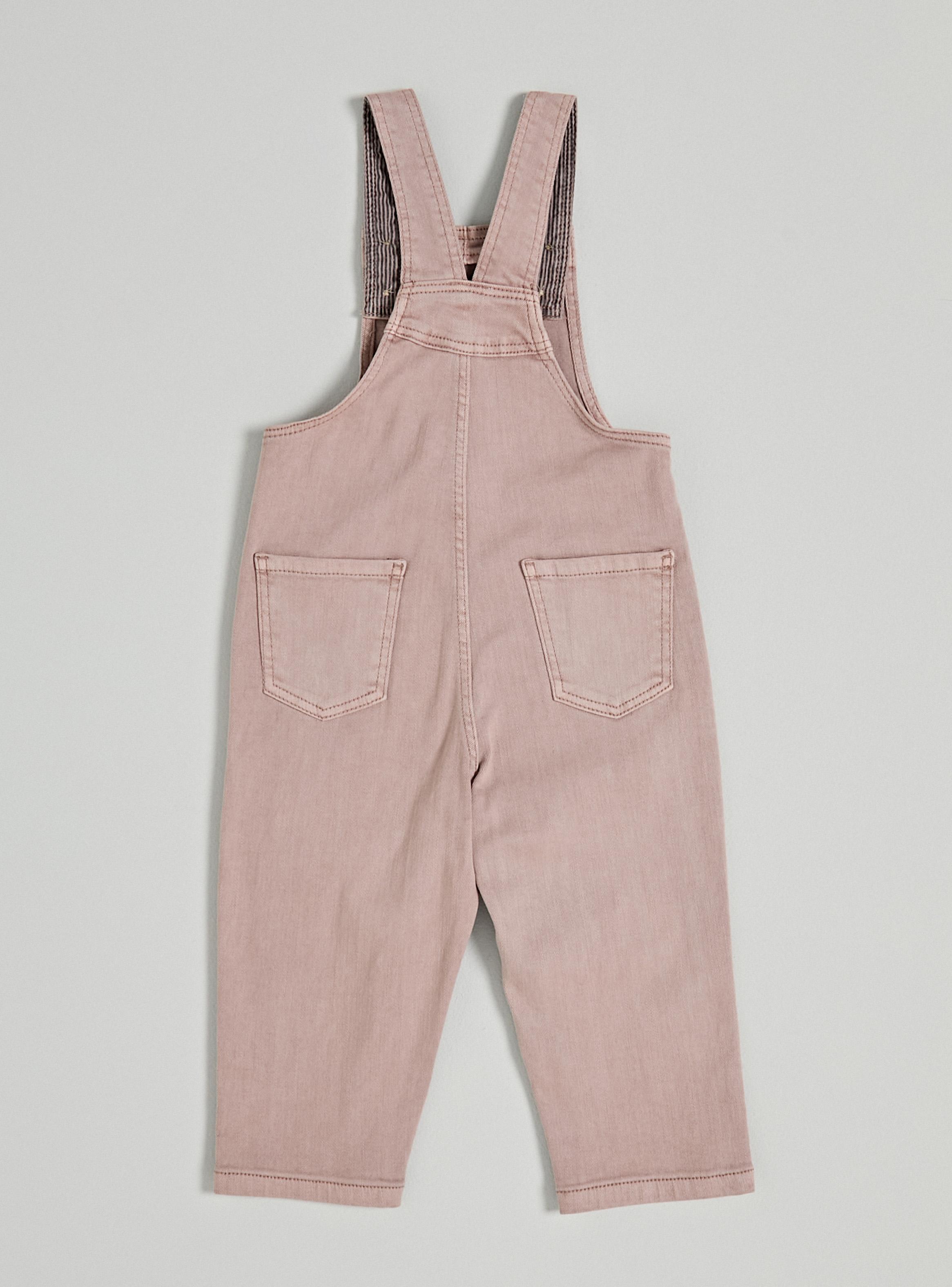 Jardinera Garment Dye con Bordado Floral-2