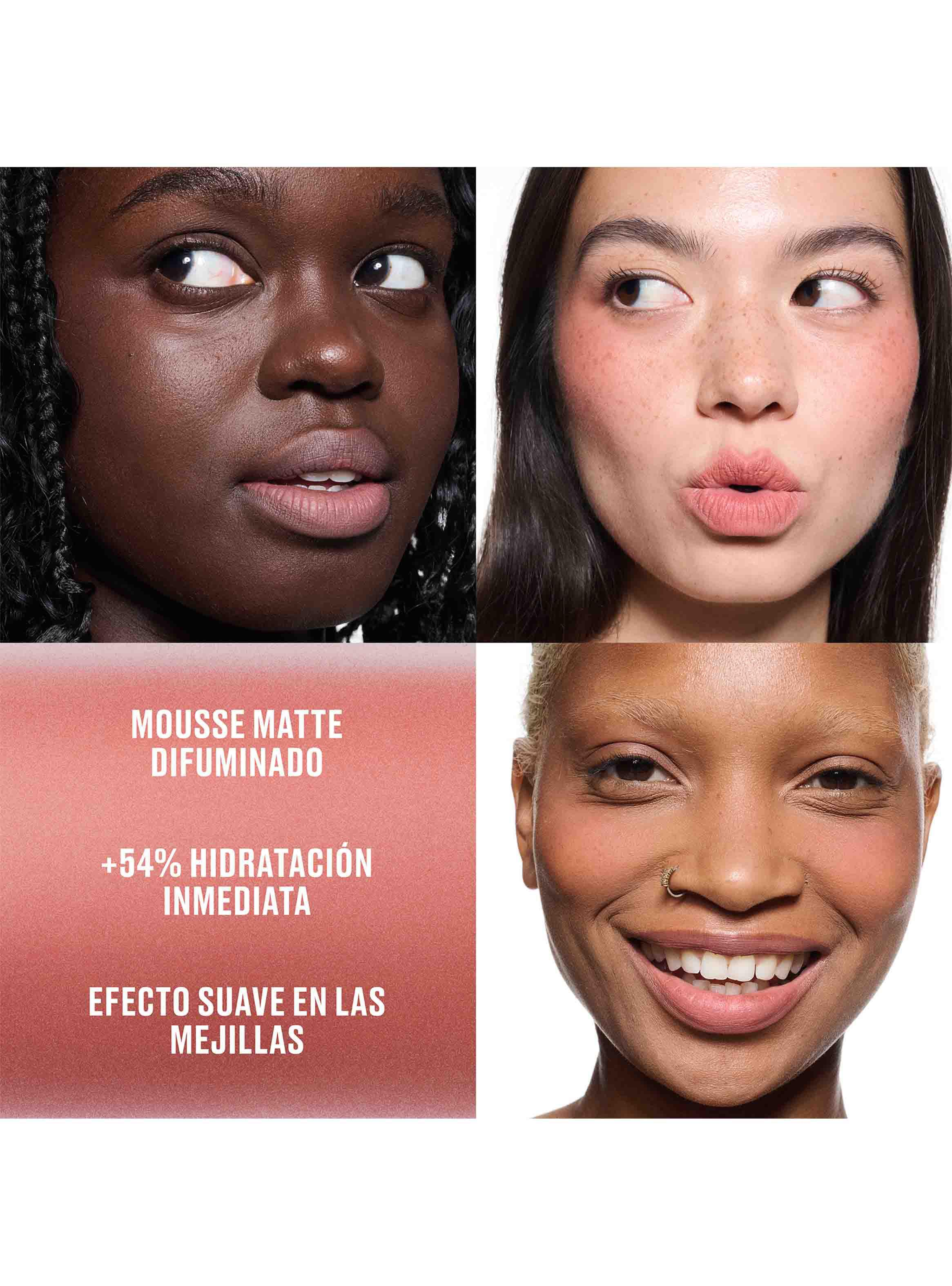 Labial Líquido Powder Kiss Lip + Cheek Mousse Mull It Over-2