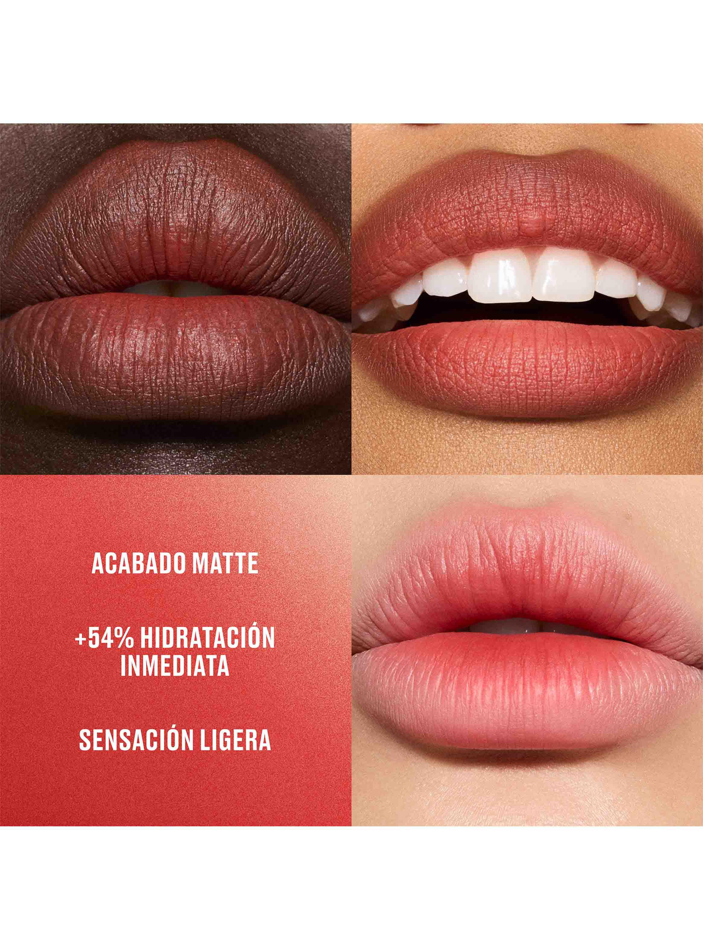 Labial en Barra Powder Kiss Hazy Matte Lipstick Devoted To Chili-2