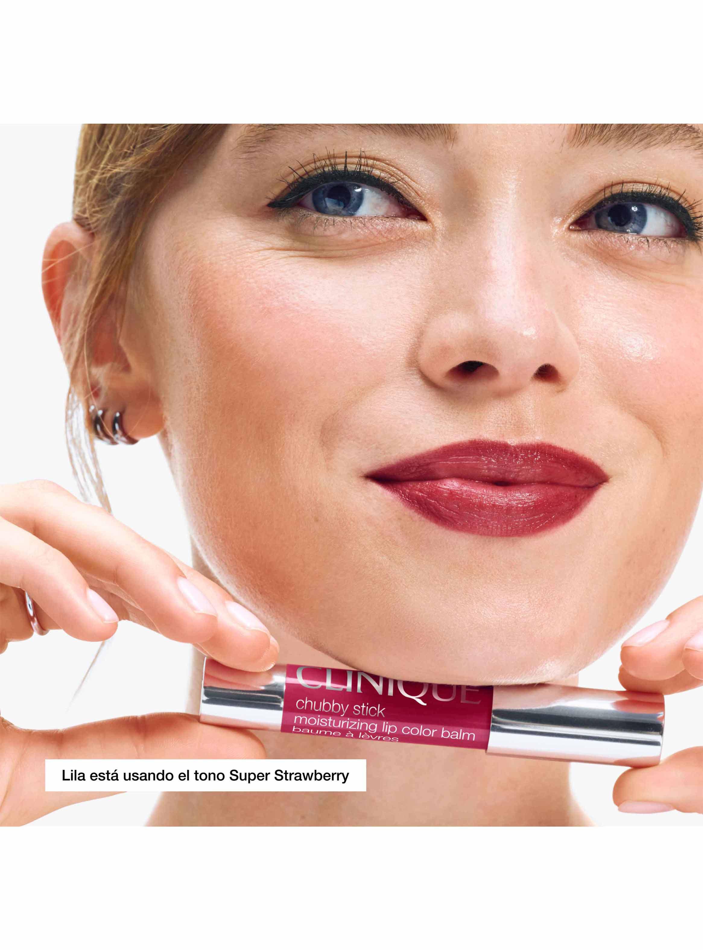 Chubby Stick Moisturizing Lip Color Balm Super Strawberry-4