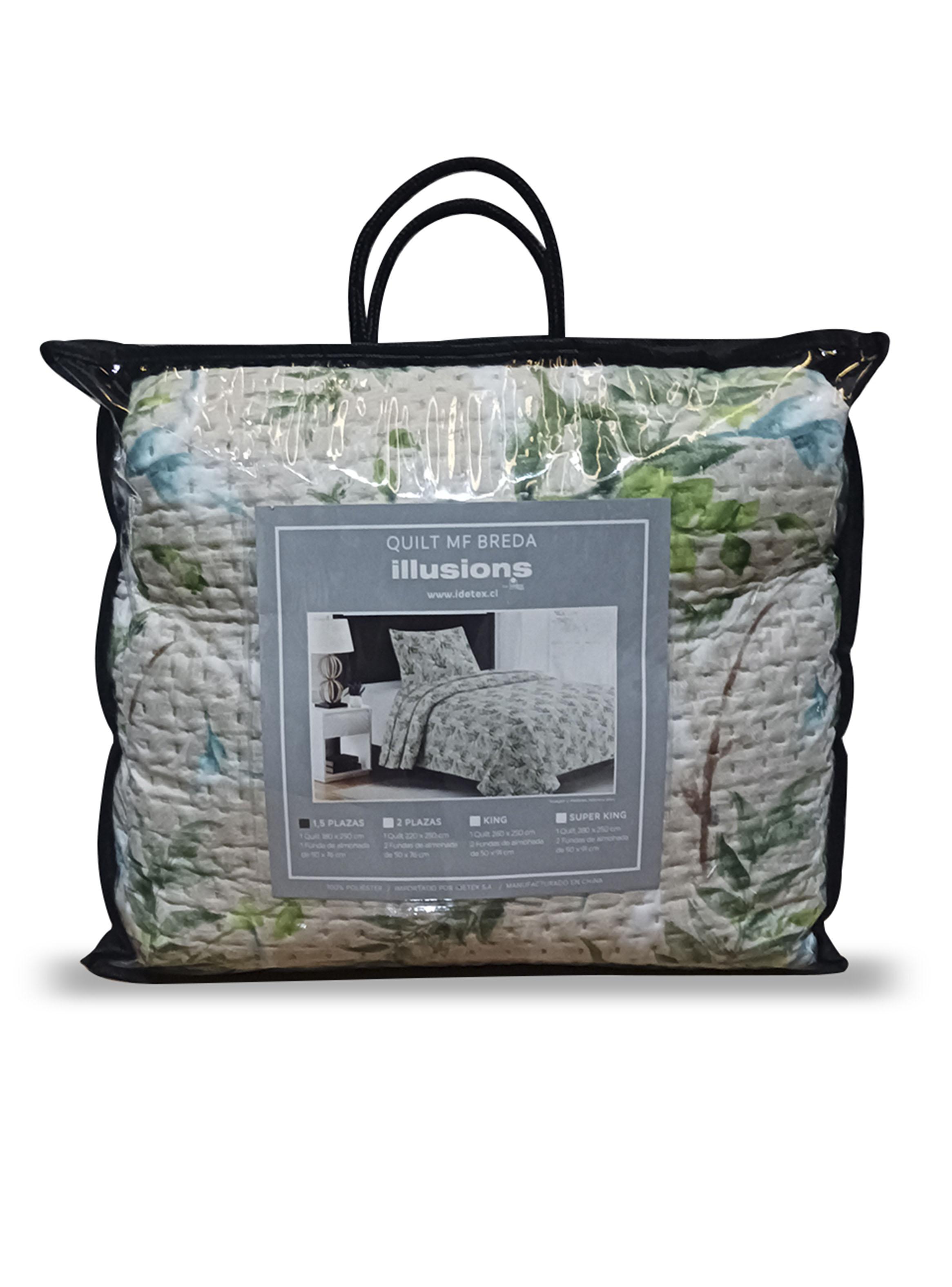 Quilts Breda 1.5 Plazas Verde-2