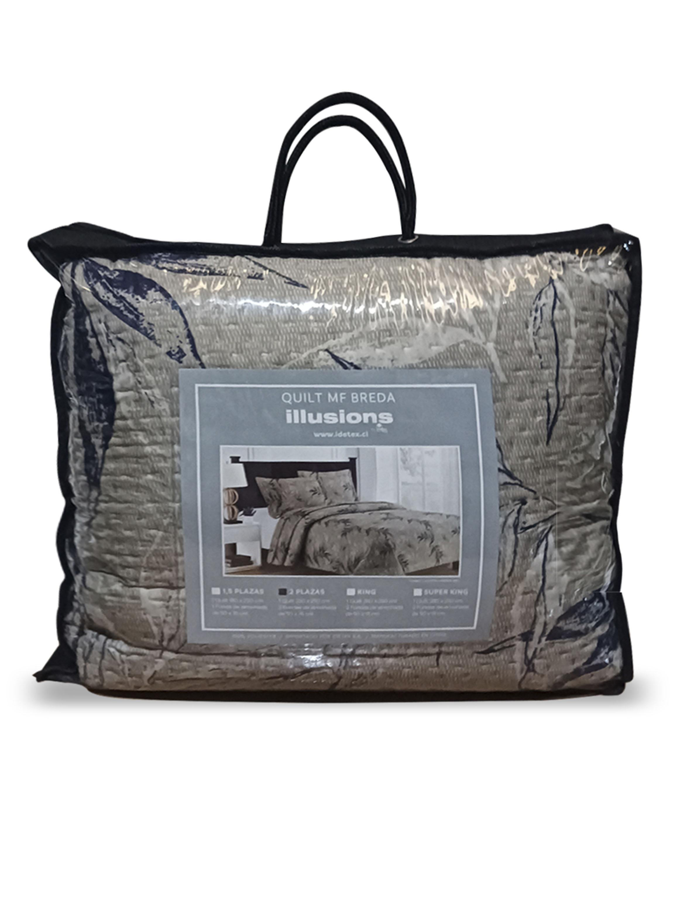 Quilts Breda 1.5 Plazas Beige-2